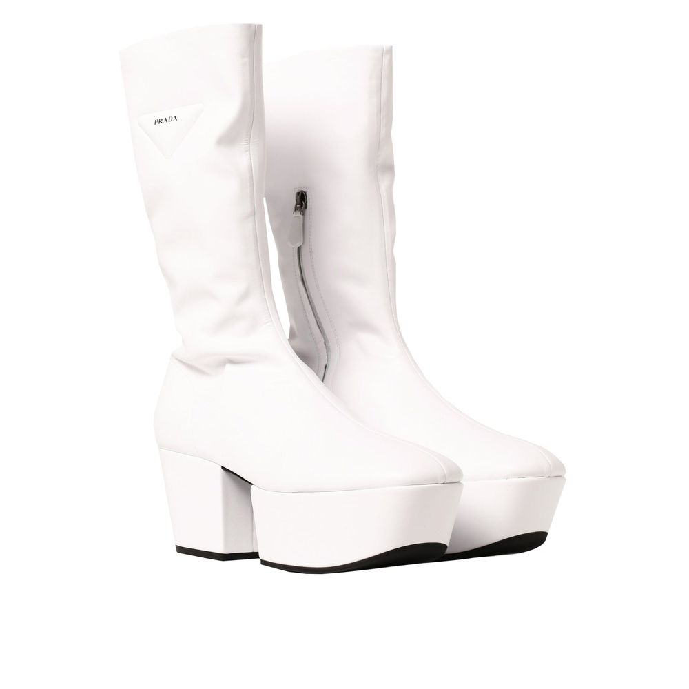 Prada Platform Pull On Boots Prada