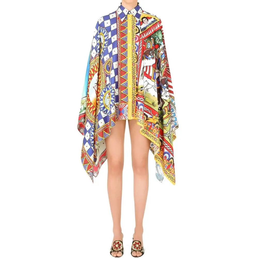 Dolce & Gabbana Dolce&Gabbana Carretto Poncho Shirt Dolce & Gabbana