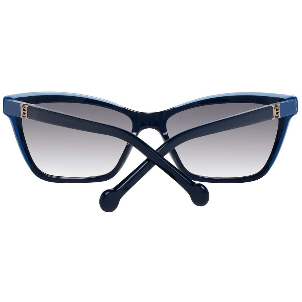 Gafas de sol de plástico azul Carolina Herrera