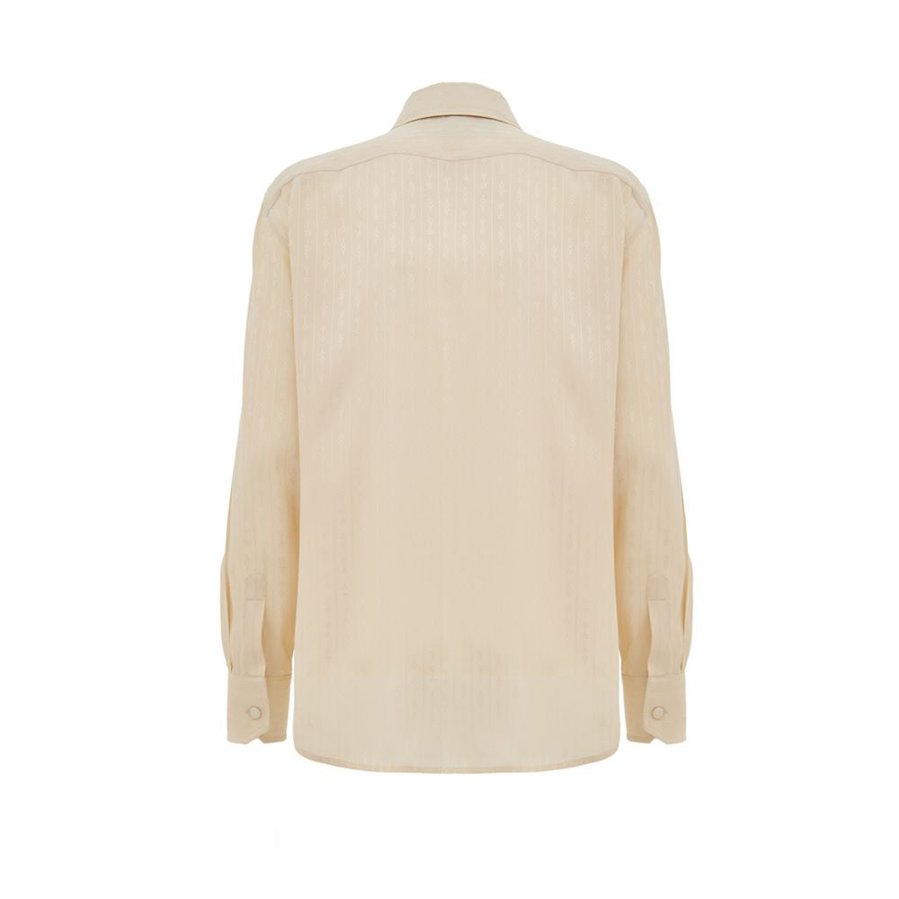 Gucci Beige Silk Shirt Gucci