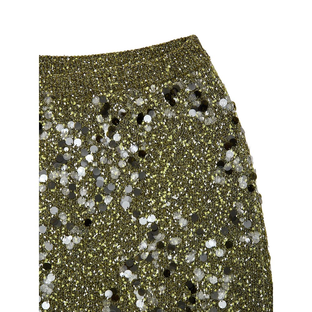 Gucci Green Viscose Skirt Gucci