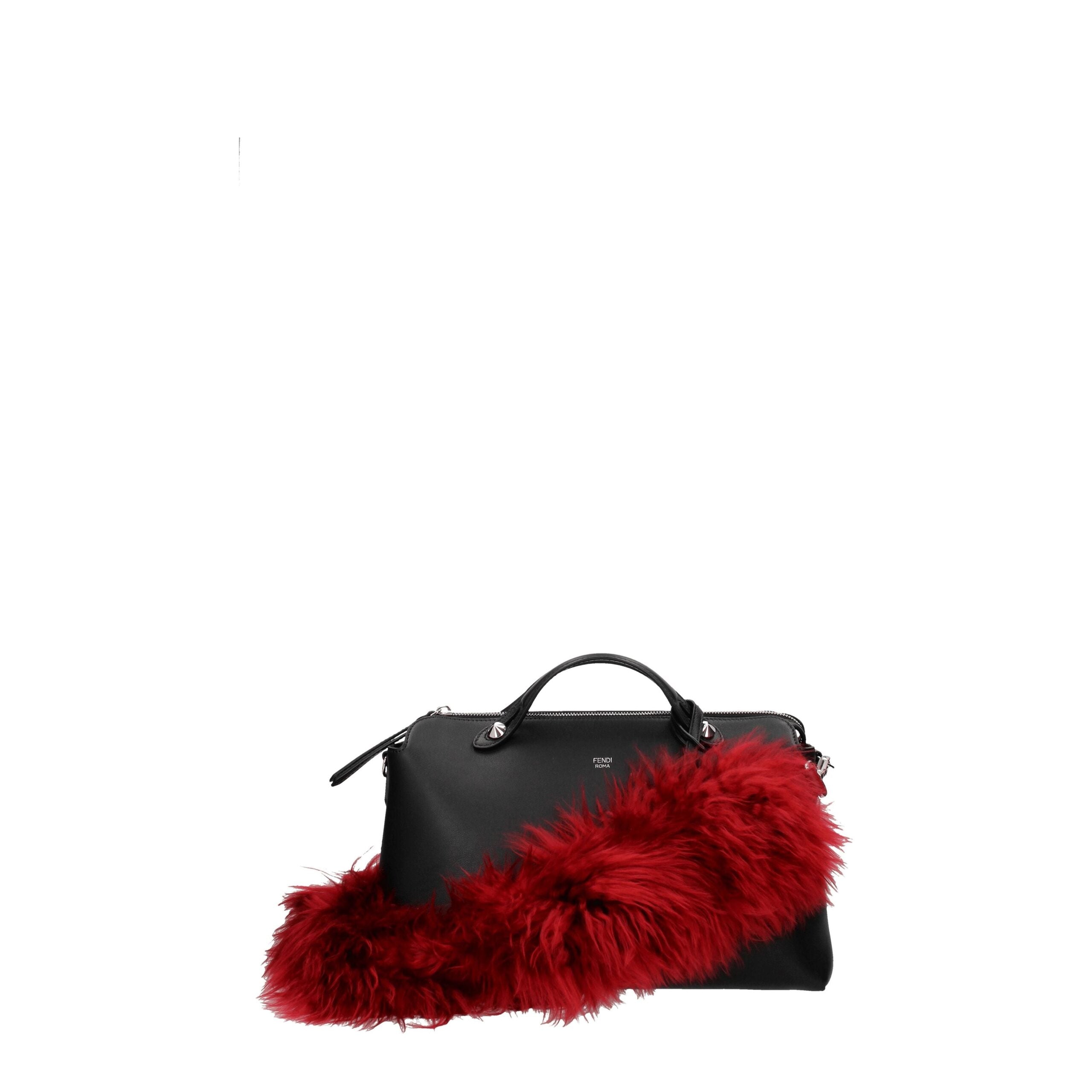 Fendi Red Leather Shoulder Bag Fendi