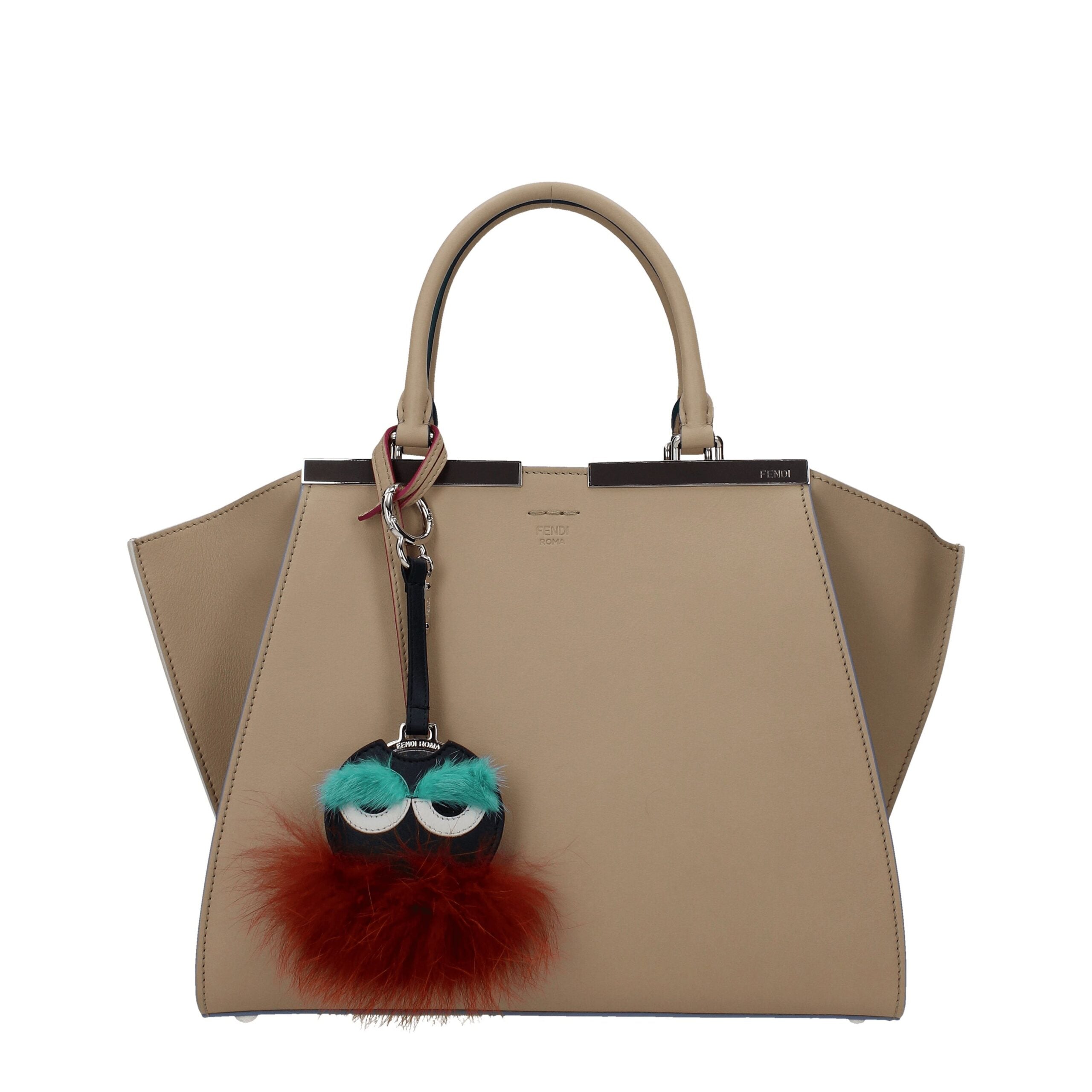 Fendi Multicolor Fur Keychain Fendi