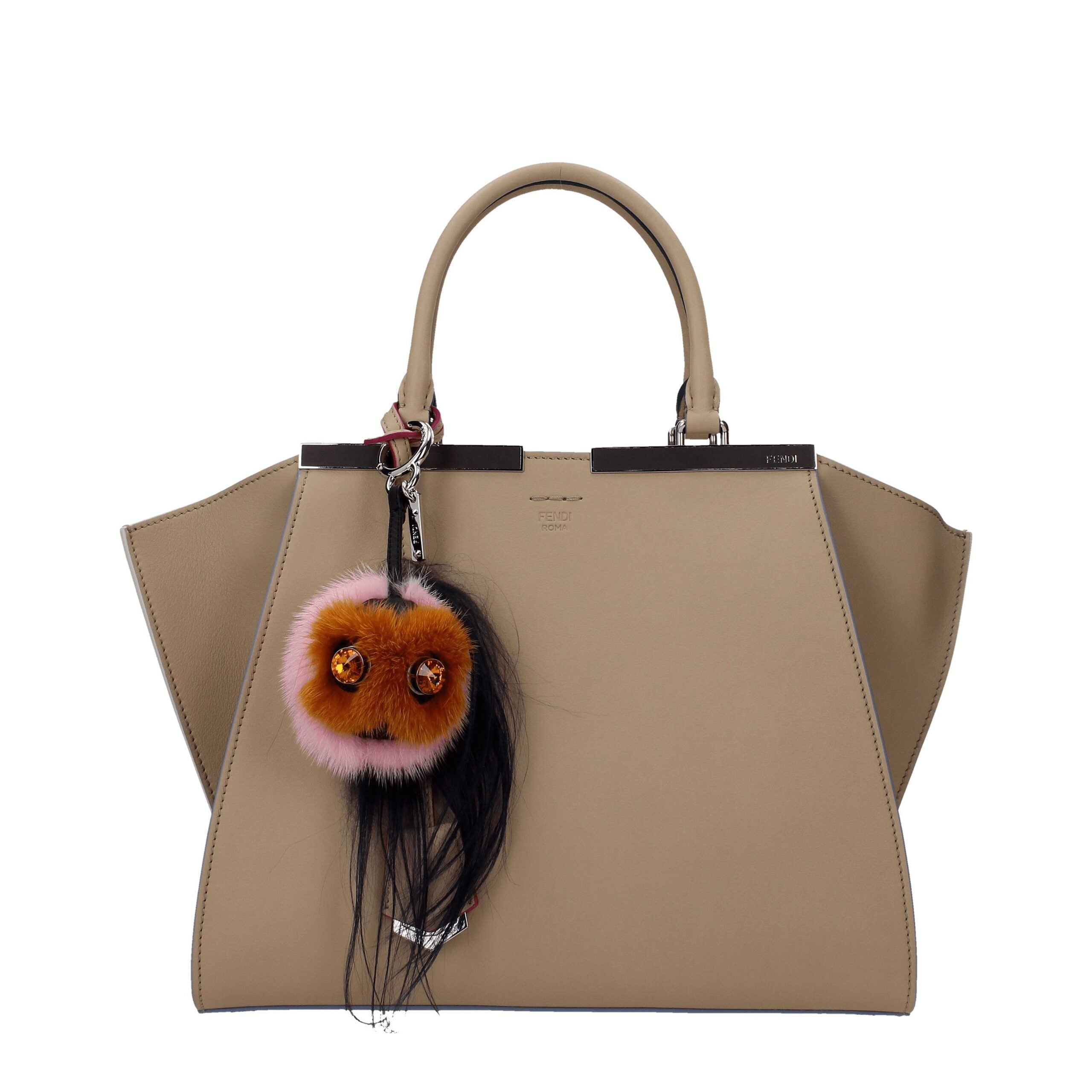 Fendi Brown Fur Keychain Fendi
