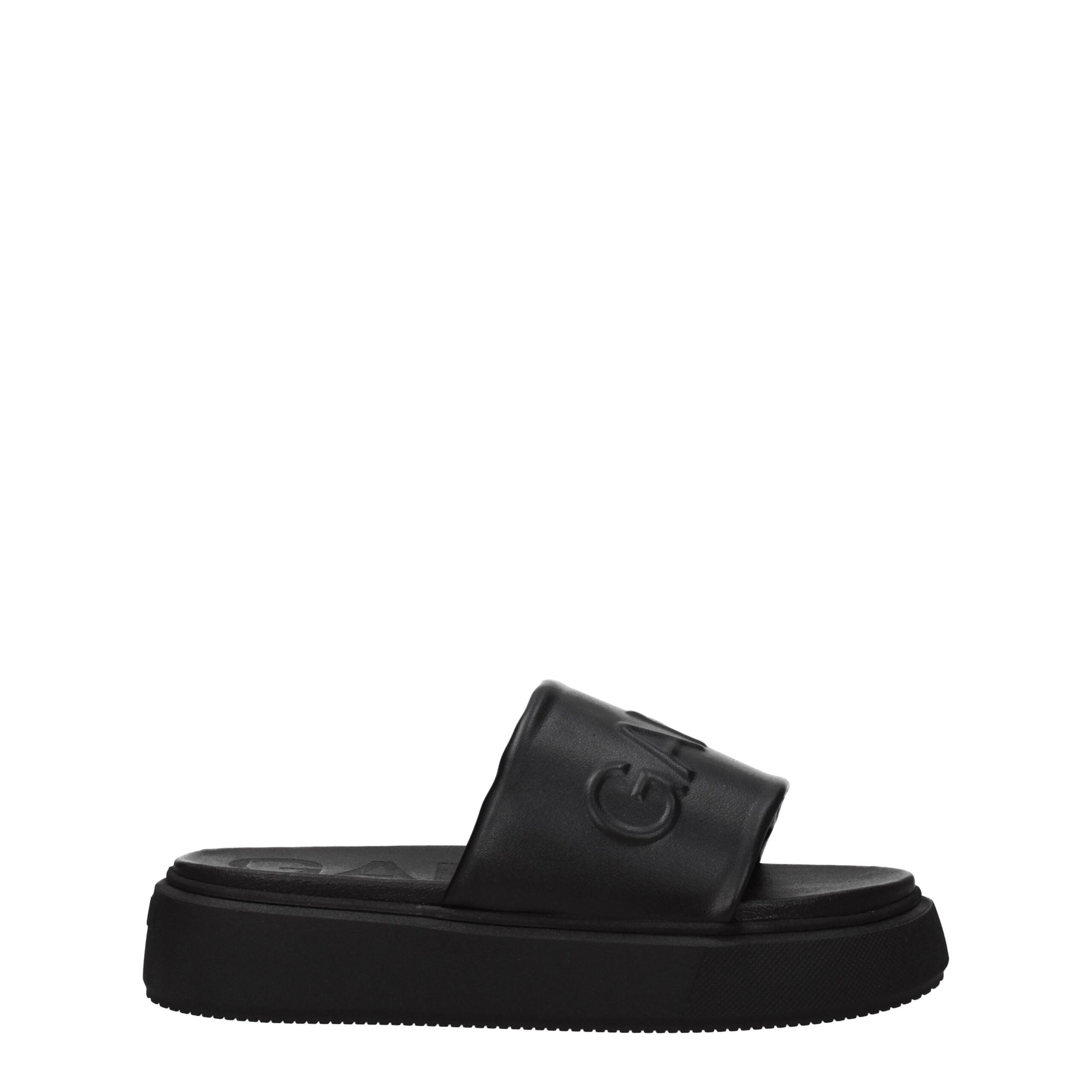 Ganni Black Polyethylene Slipper Ganni