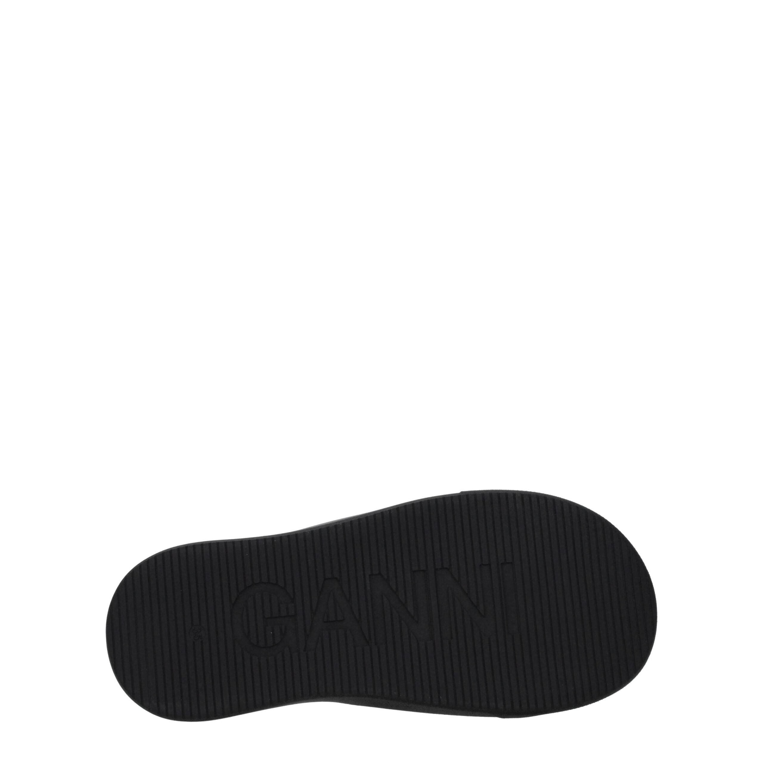 Ganni Black Polyethylene Slipper Ganni