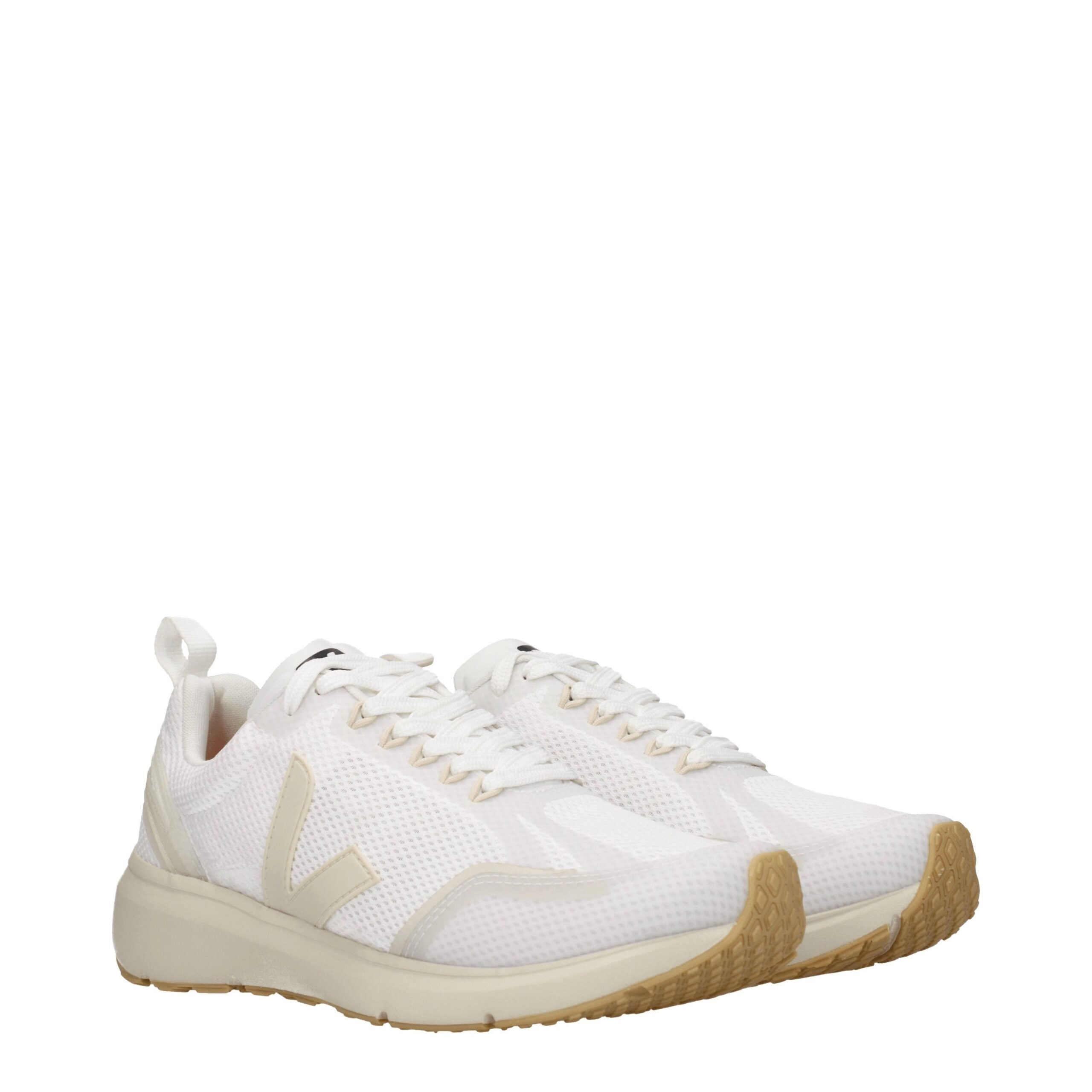 Veja White Fabric Sneakers Veja