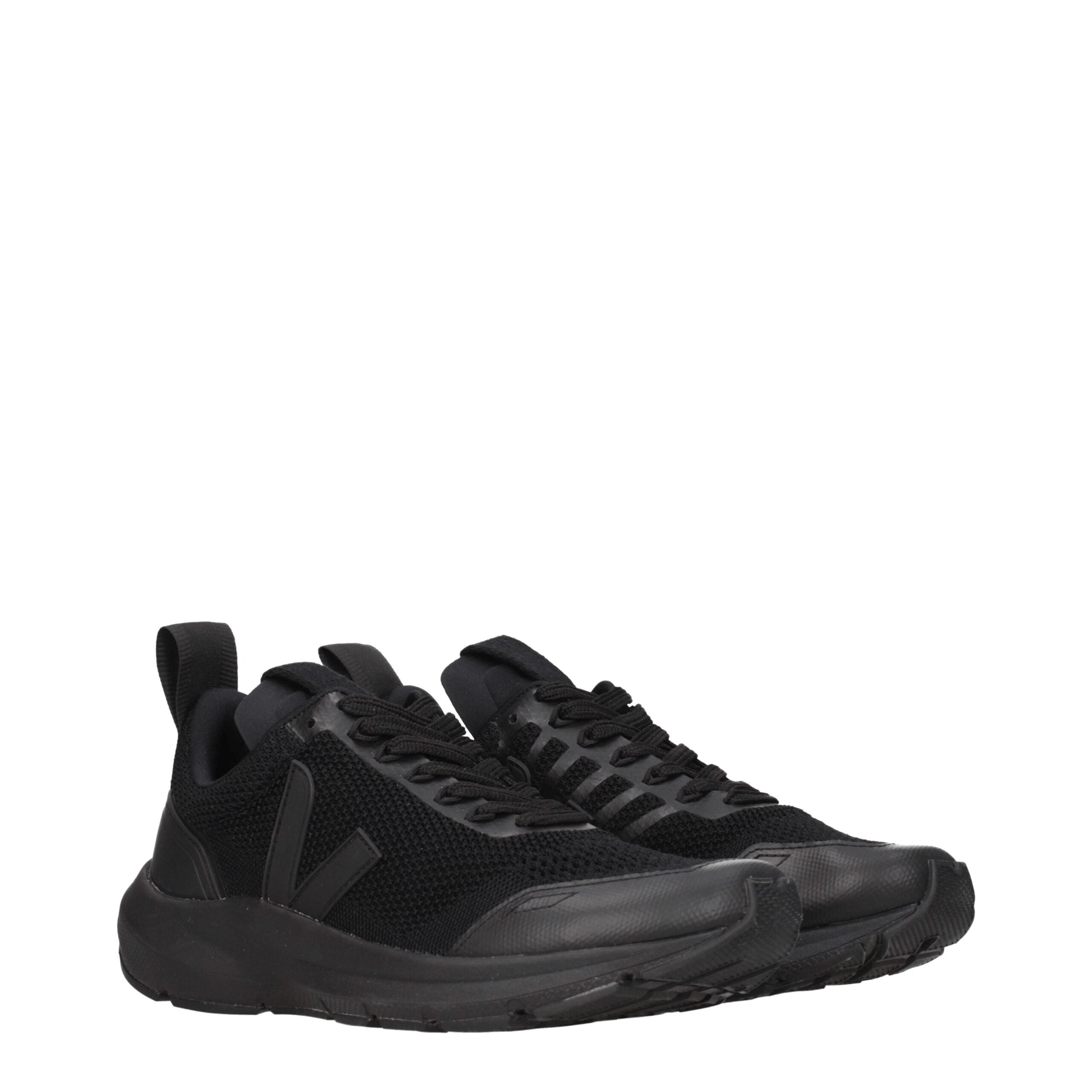 Veja Black Fabric Sneakers Veja