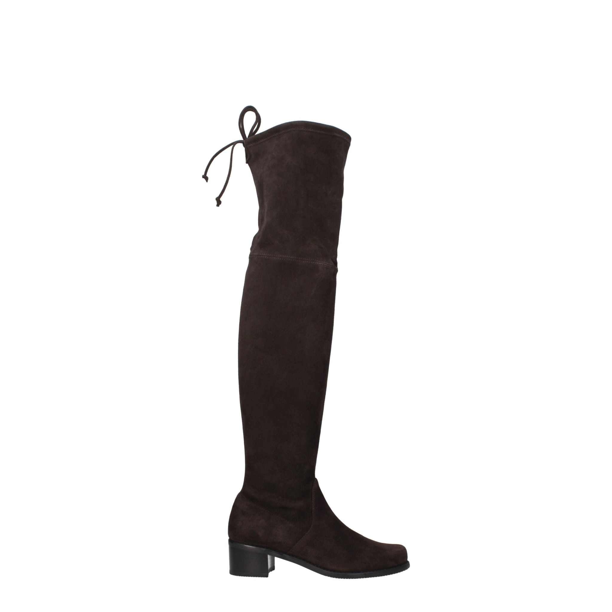Botas altas de cuero marrón Stuart Weitzman
