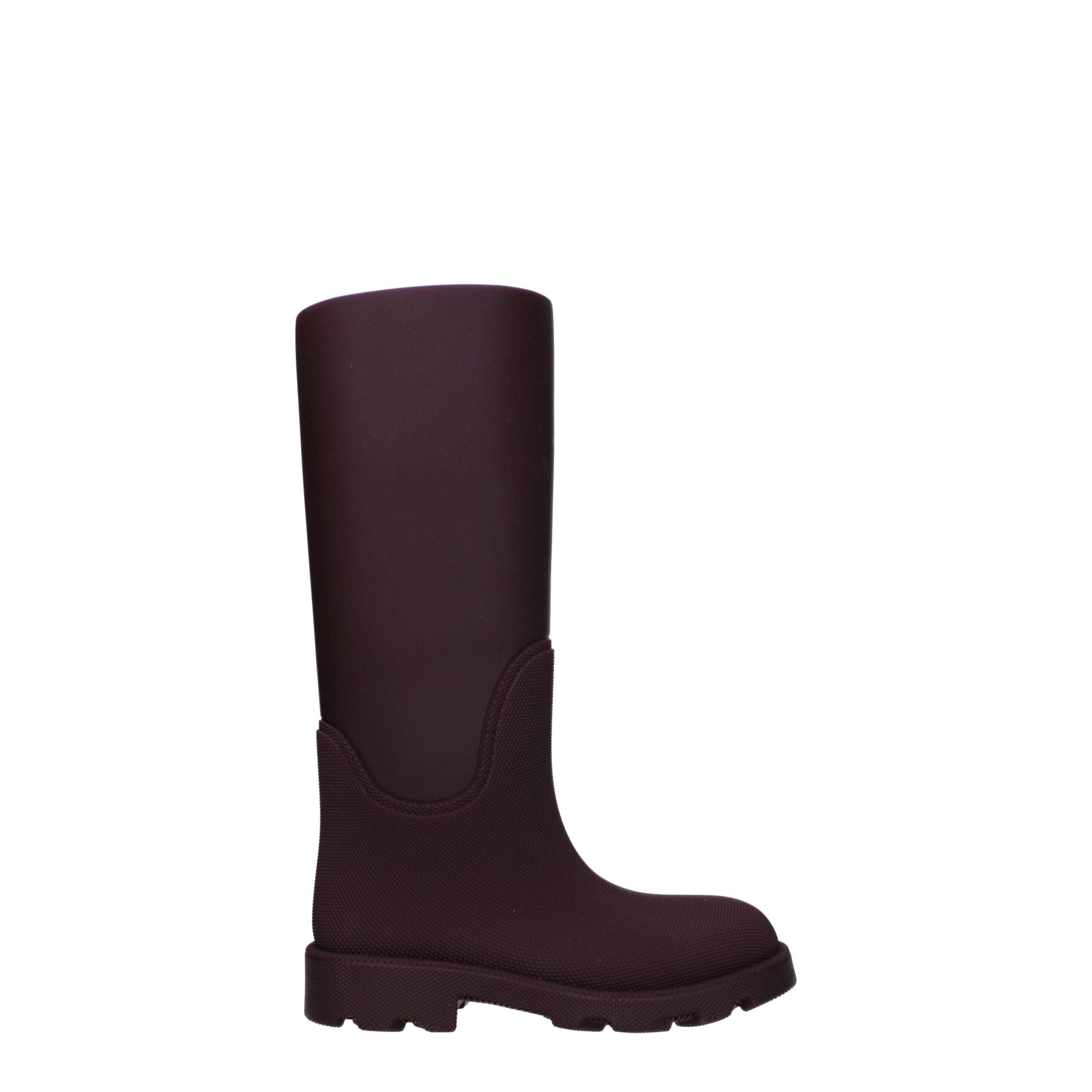 Burberry Red Cotton Boot Burberry