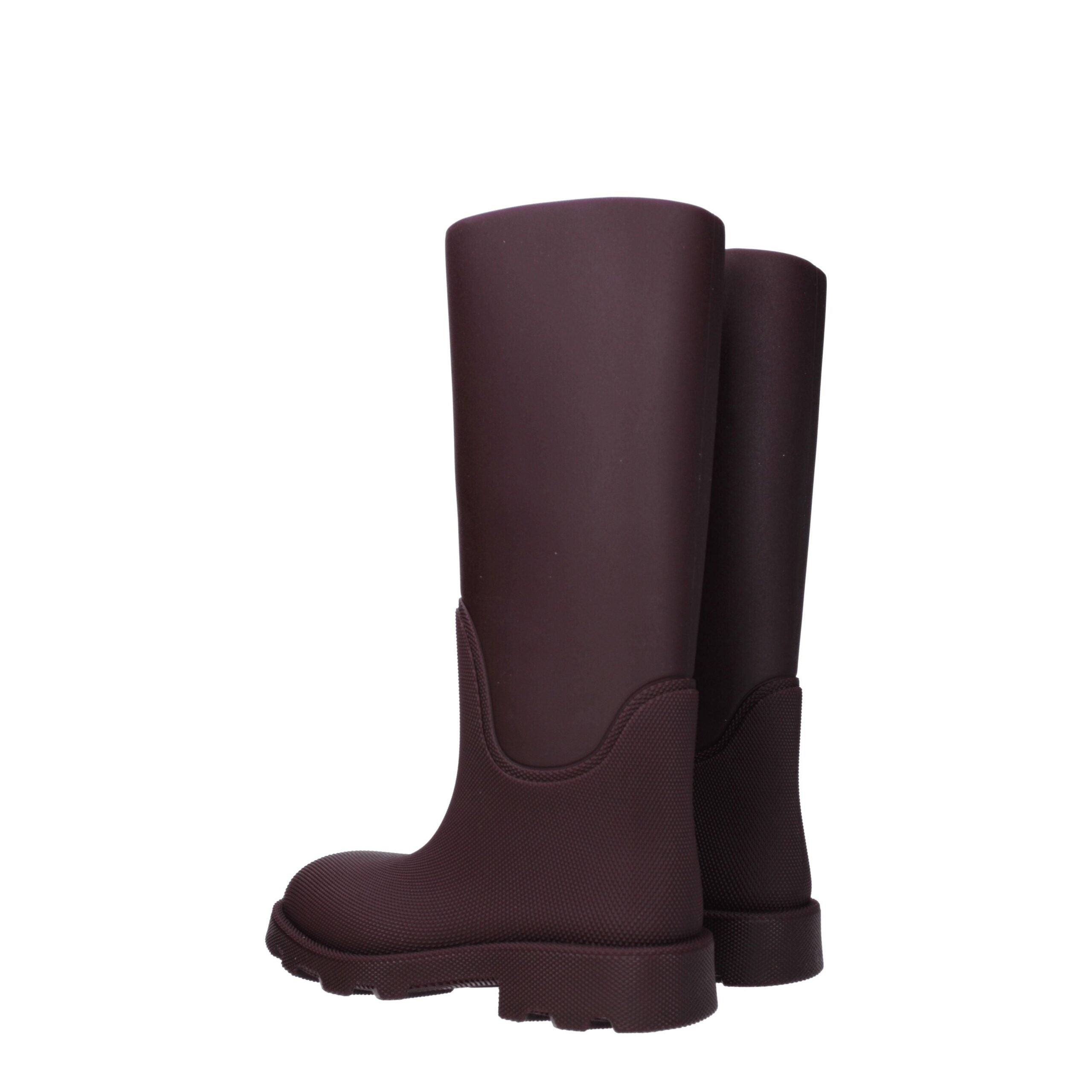 Burberry Red Cotton Boot Burberry