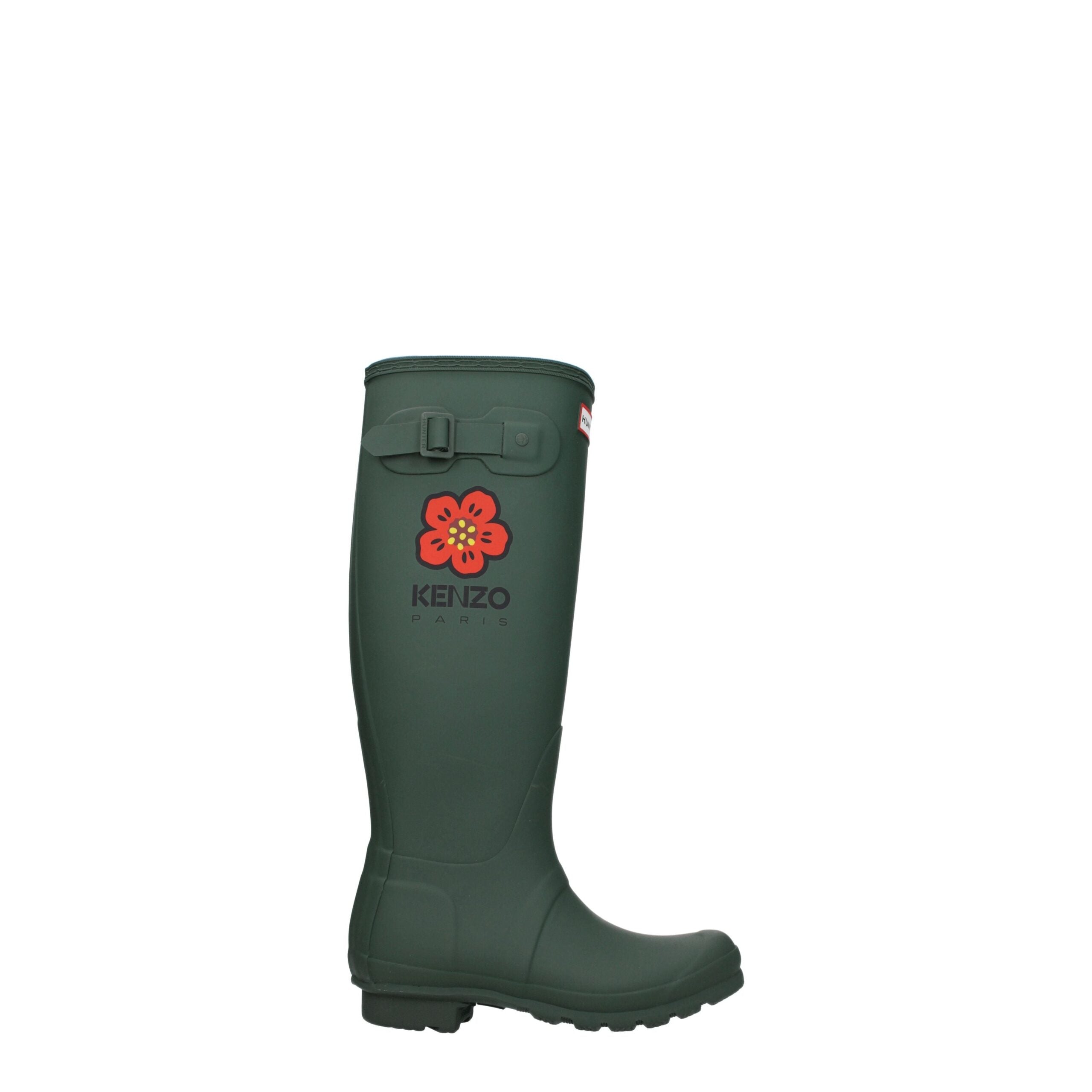 Kenzo Green Cotton Boot Kenzo