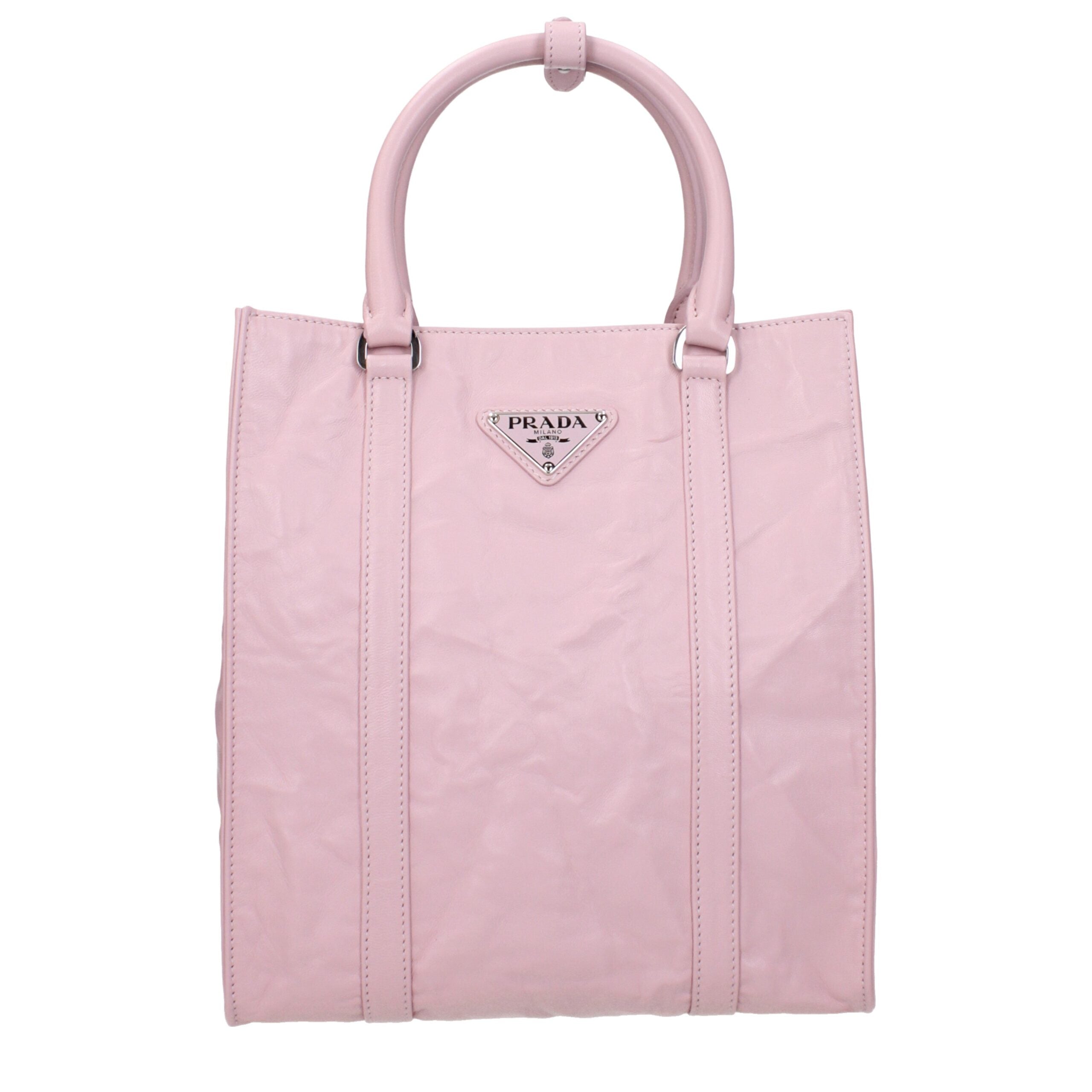 Prada Pink Leather Handbag Prada