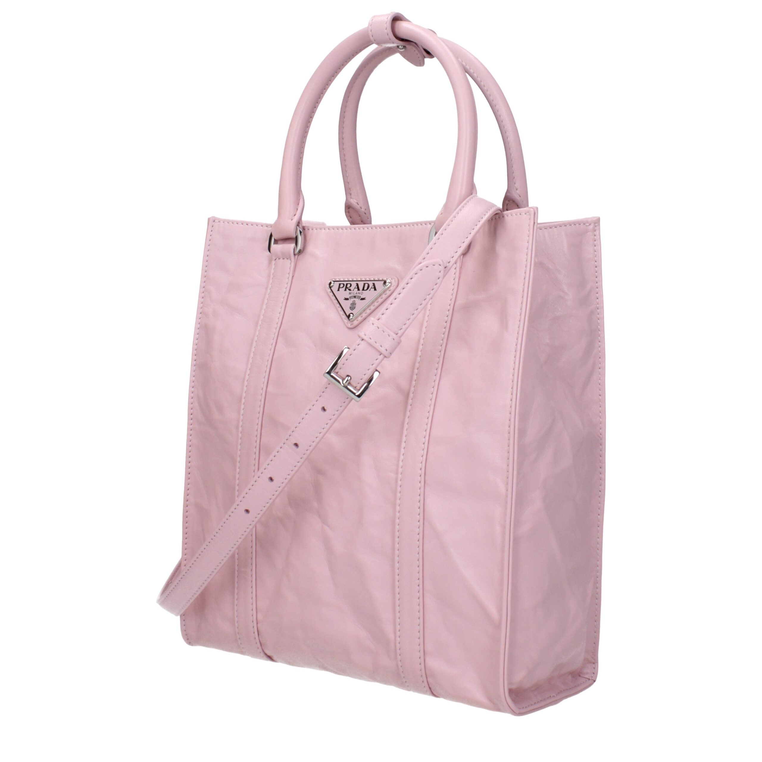 Prada Pink Leather Handbag Prada
