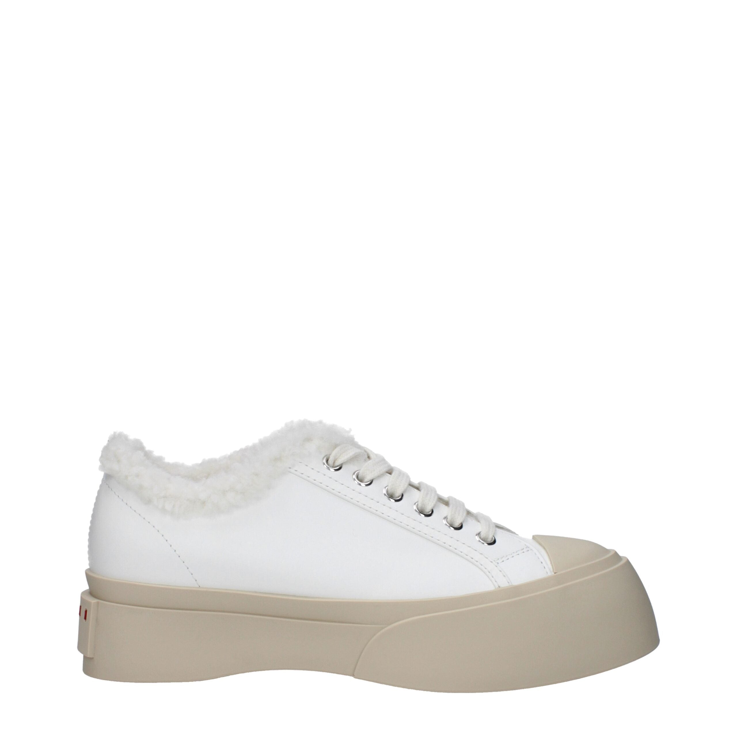 Marni White Leather Sneakers Marni