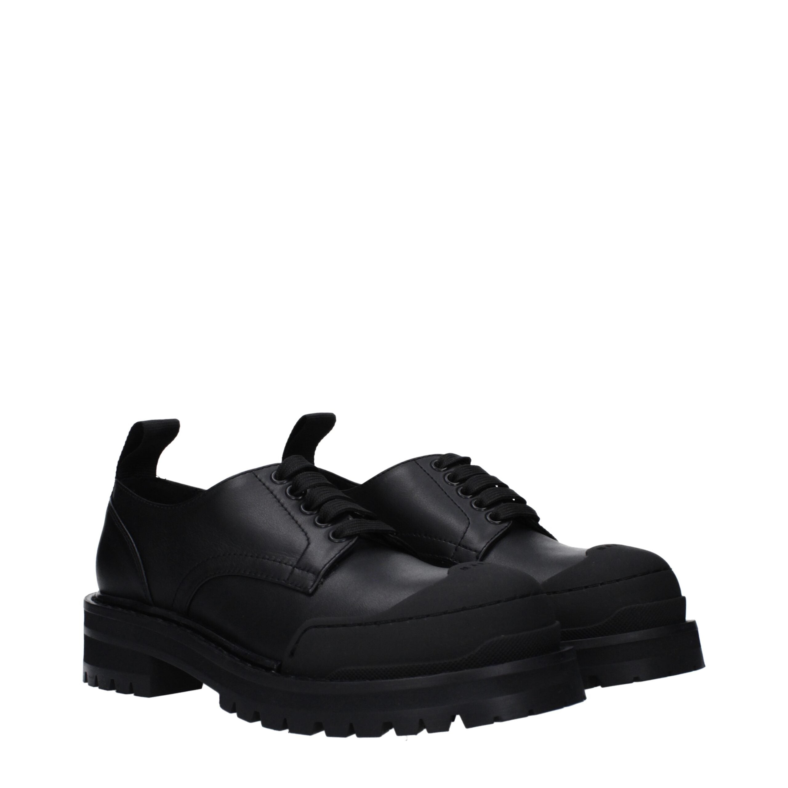 Marni Black Leather Sneakers Marni
