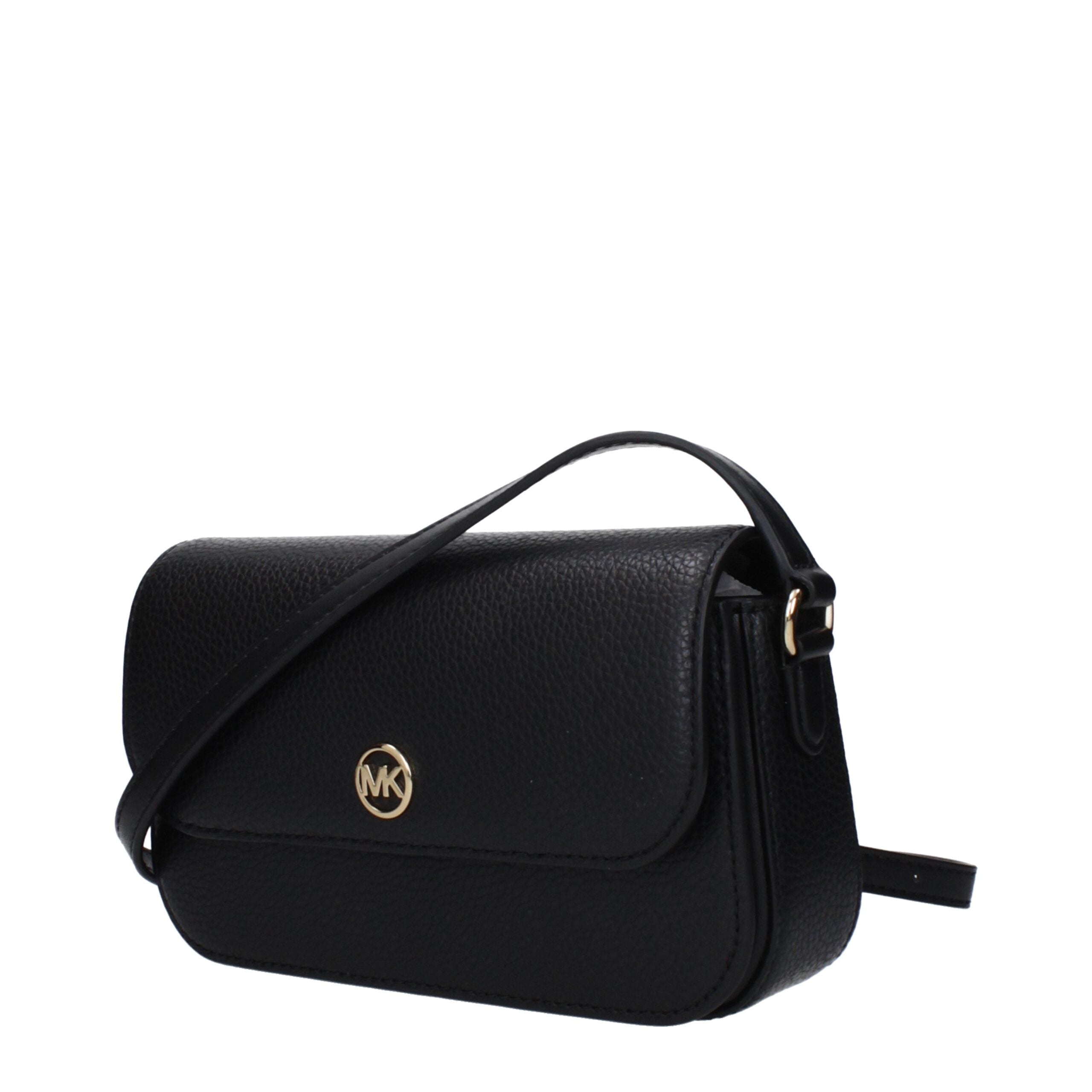 Michael Kors Black Leather Crossbody Bag Michael Kors