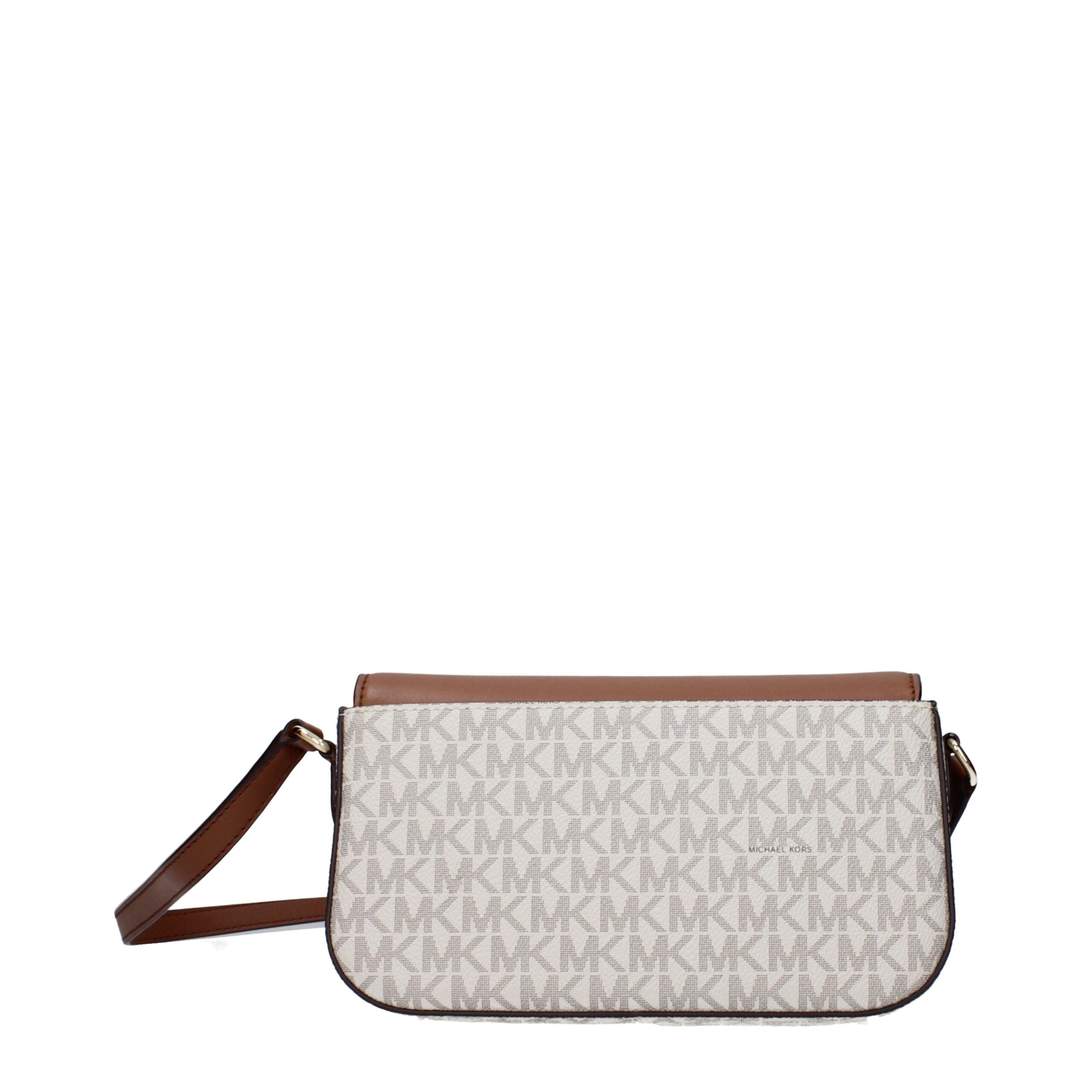 Michael Kors Brown Fabric Crossbody Bag Michael Kors