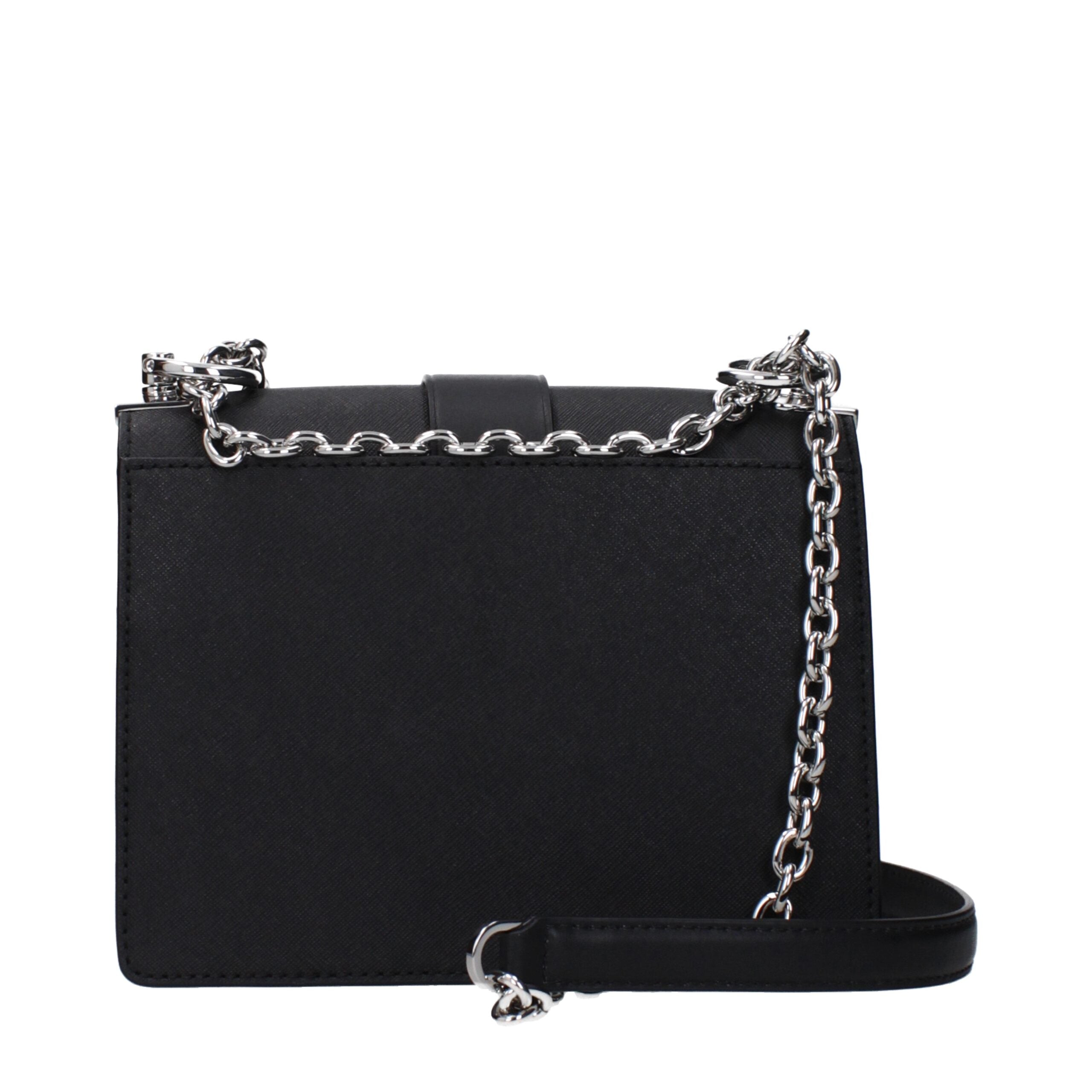 Michael Kors Black Leather Shoulder Bag Michael Kors