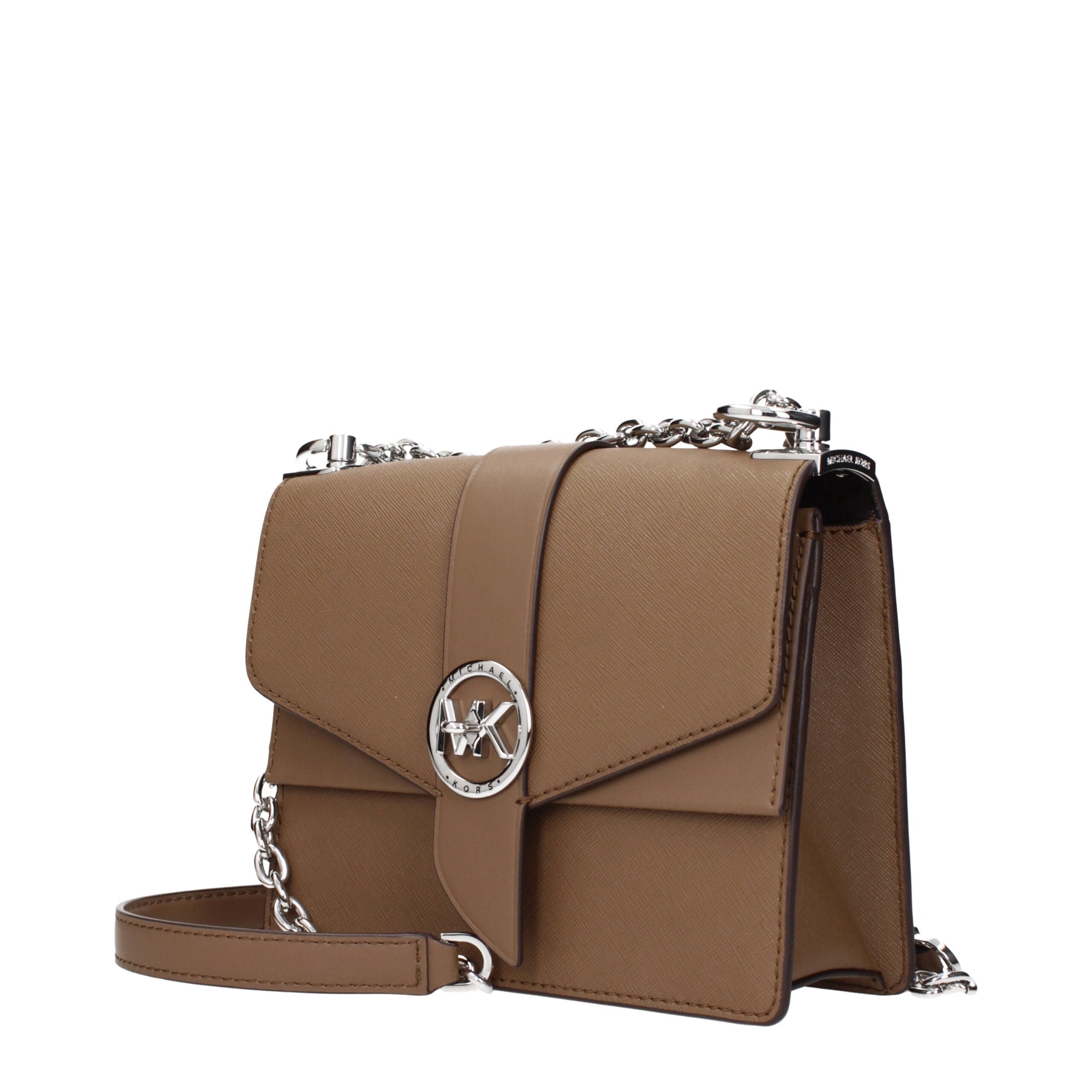 Michael Kors Brown Leather Shoulder Bag Michael Kors