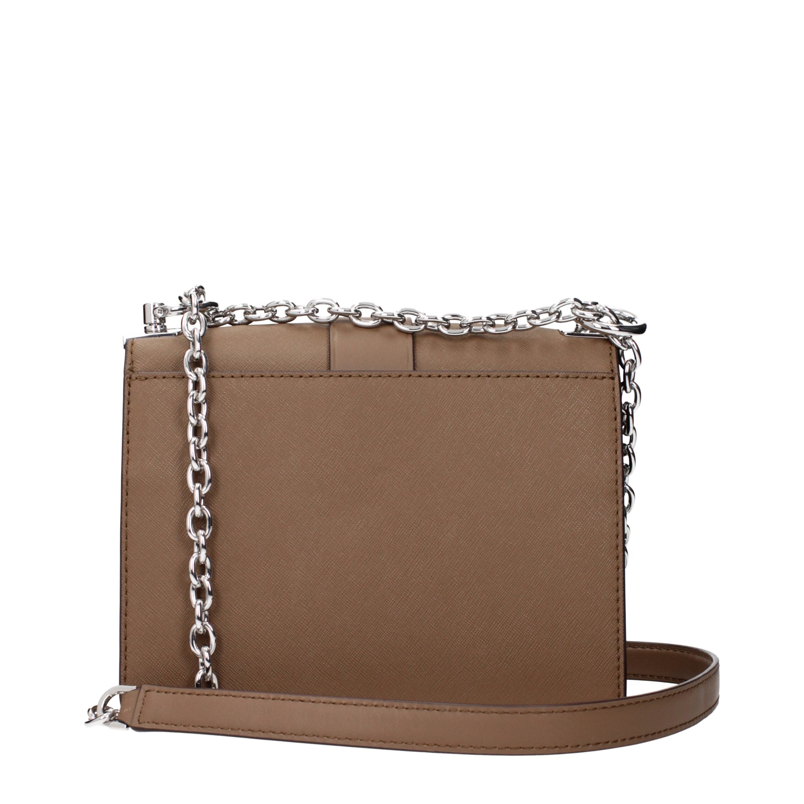 Michael Kors Brown Leather Shoulder Bag Michael Kors
