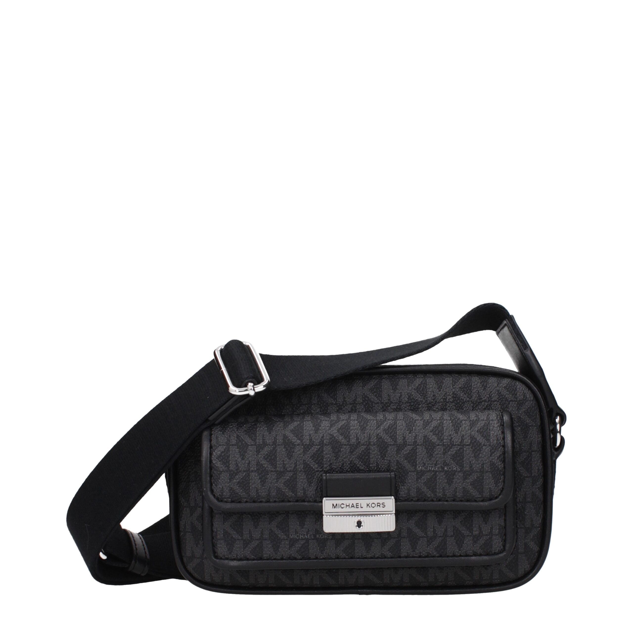 Michael Kors Black Fabric Crossbody Bag Michael Kors