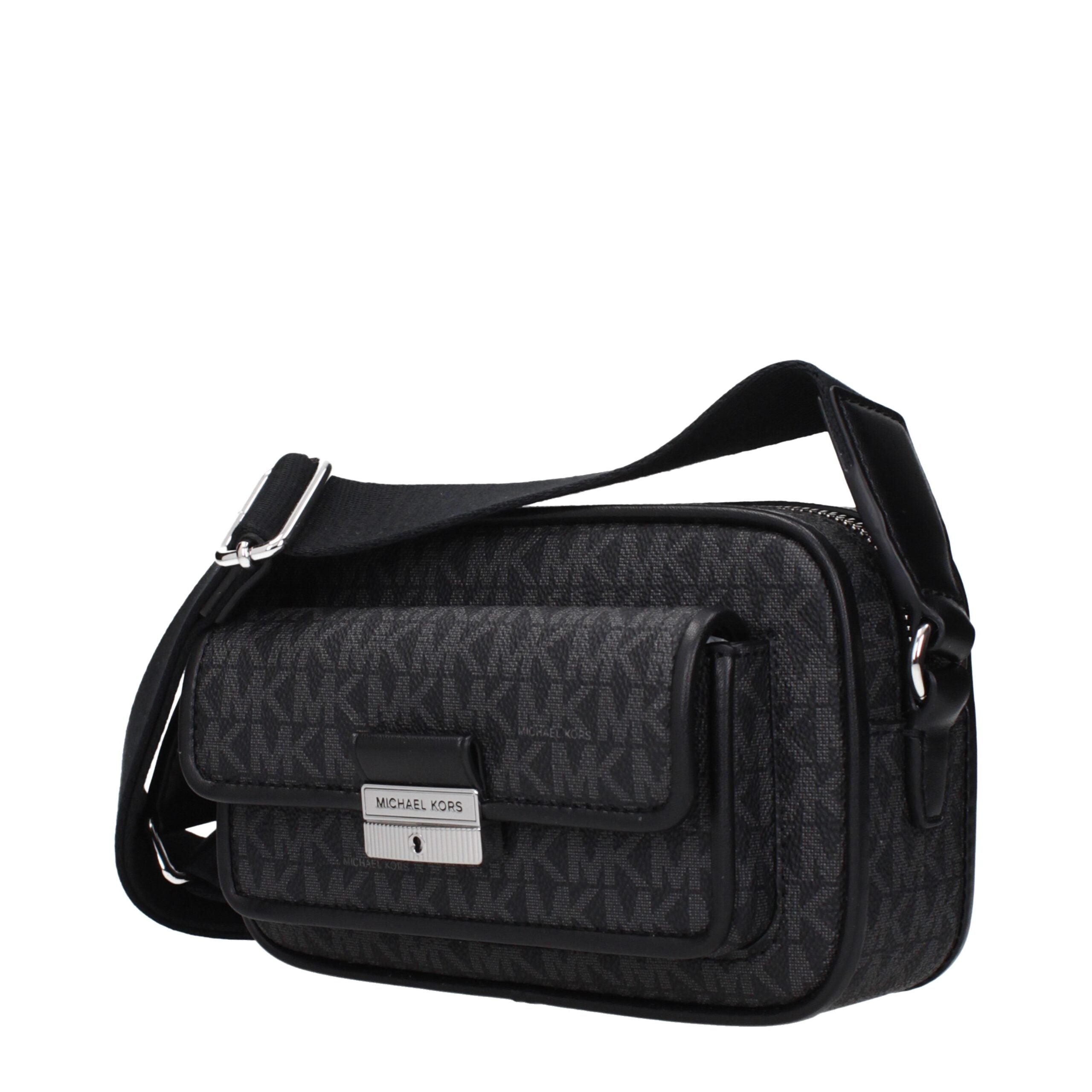 Michael Kors Black Fabric Crossbody Bag Michael Kors