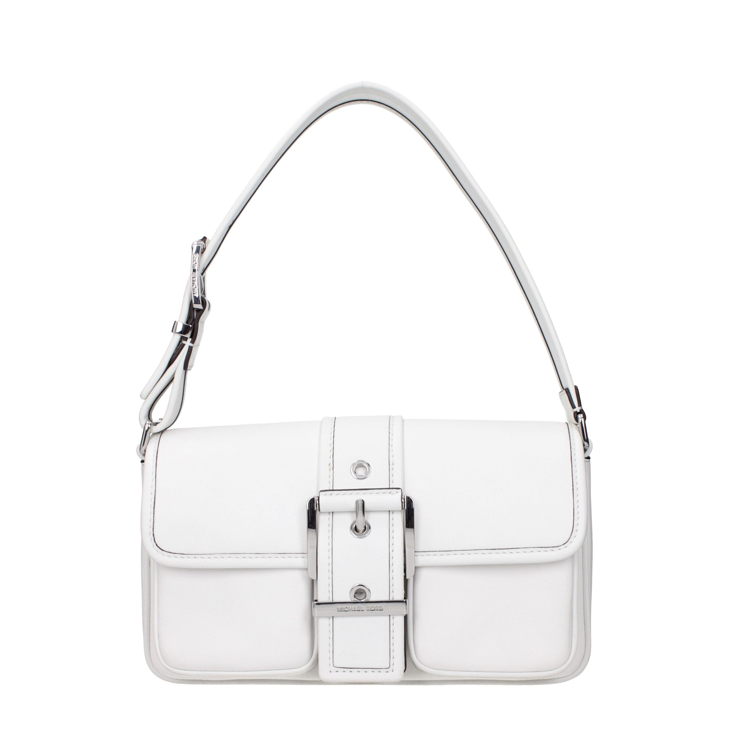 Michael Kors White Leather Shoulder Bag Michael Kors