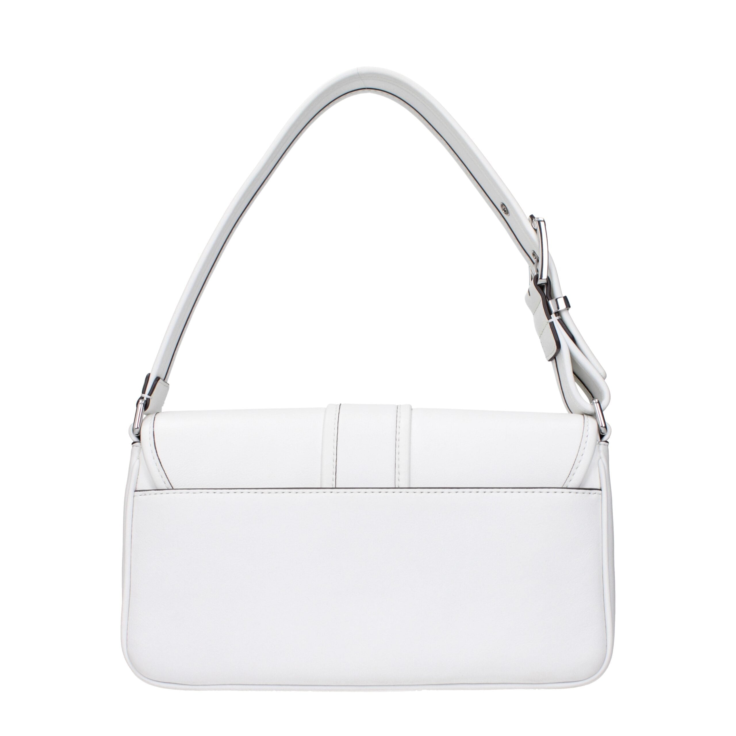 Michael Kors White Leather Shoulder Bag Michael Kors