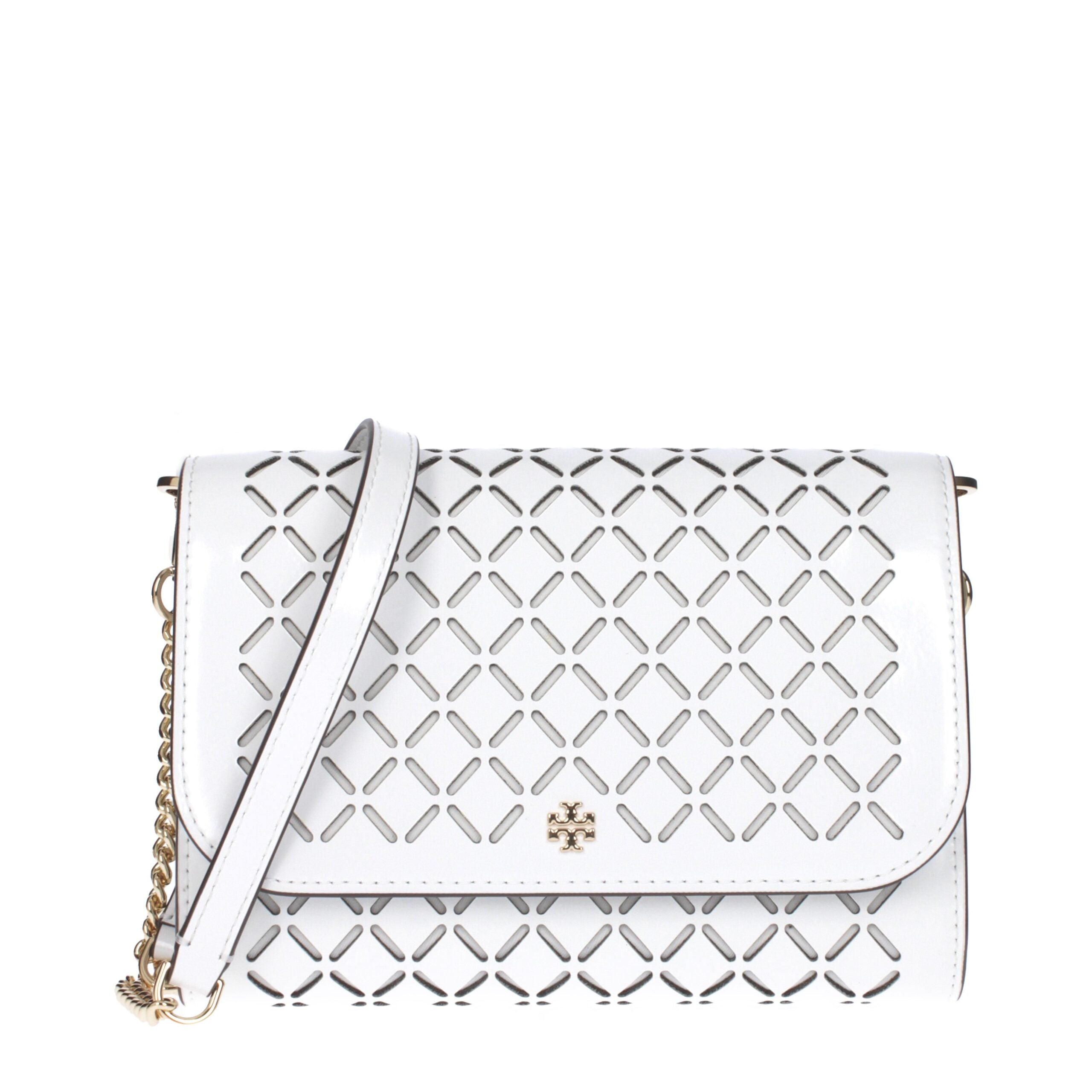 Tory Burch White Leather Clutch Bag Tory Burch