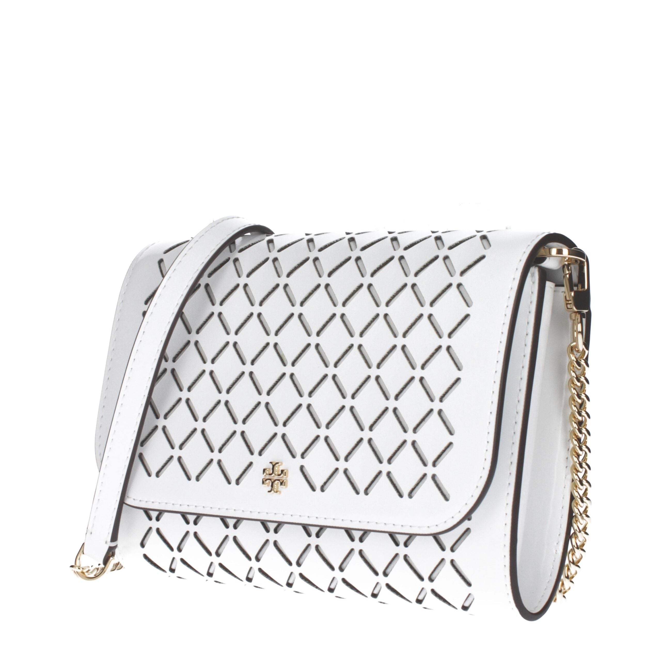 Tory Burch White Leather Clutch Bag Tory Burch