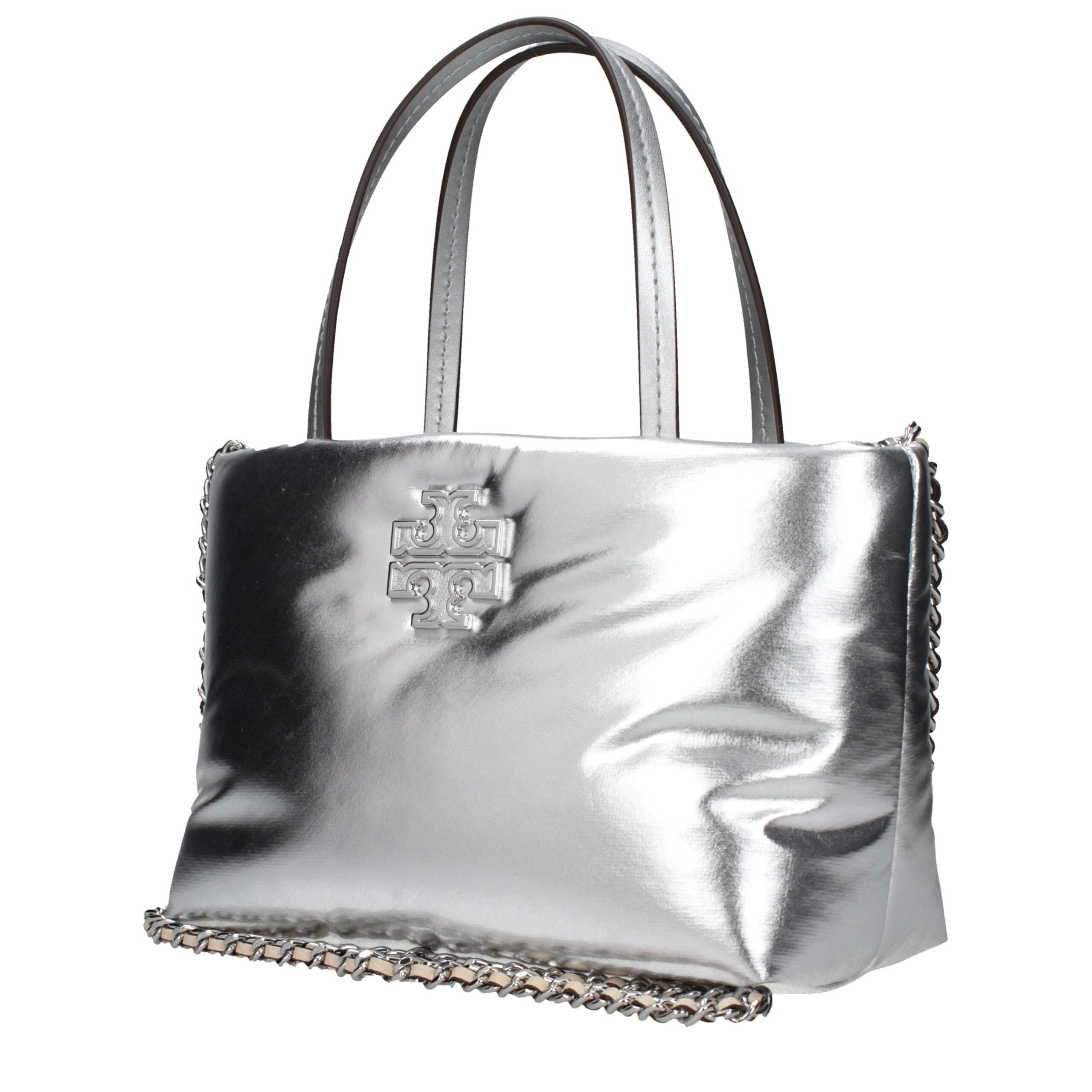 Tory Burch Gray Leather Handbag Tory Burch