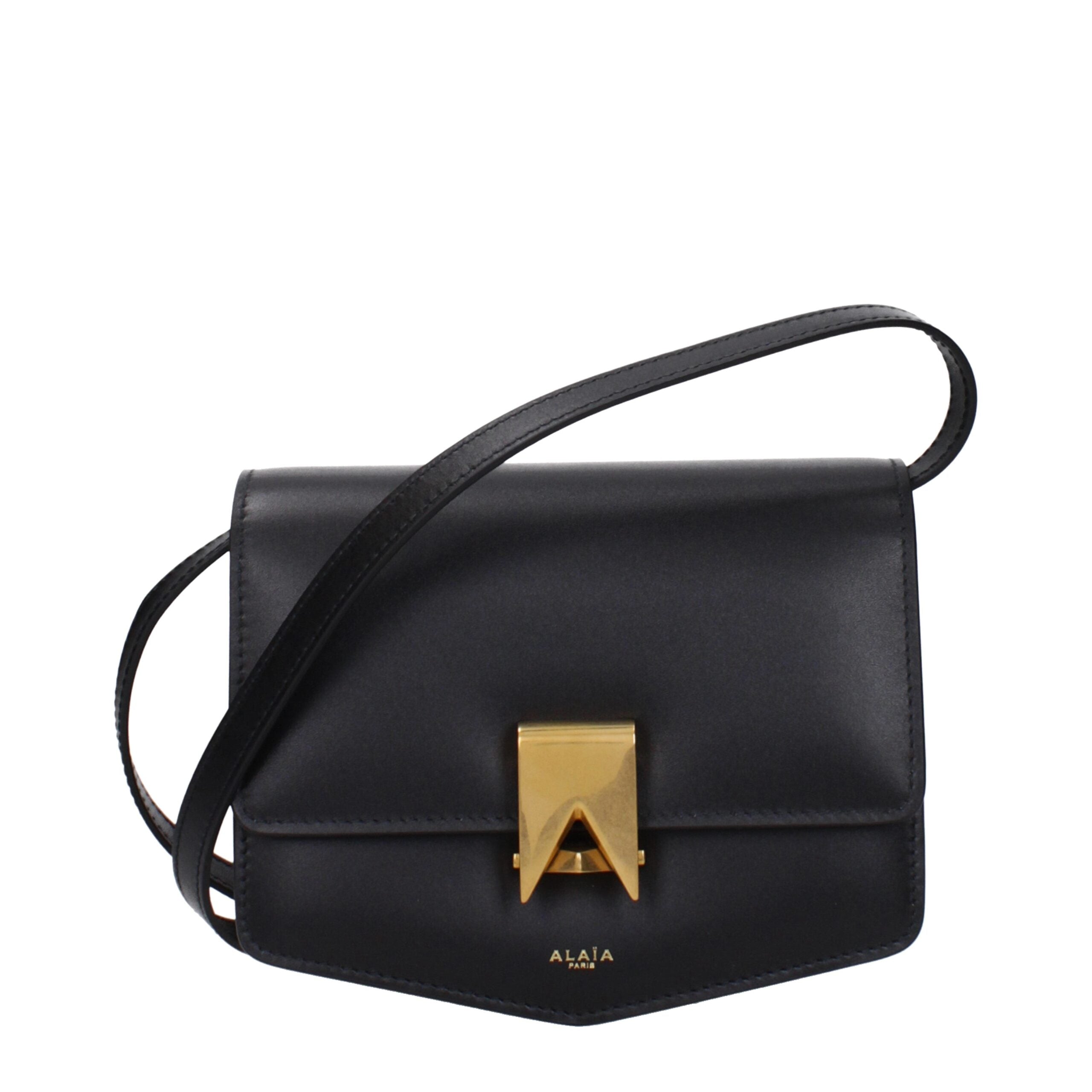 Alaïa Black Leather Crossbody Bag Alaïa