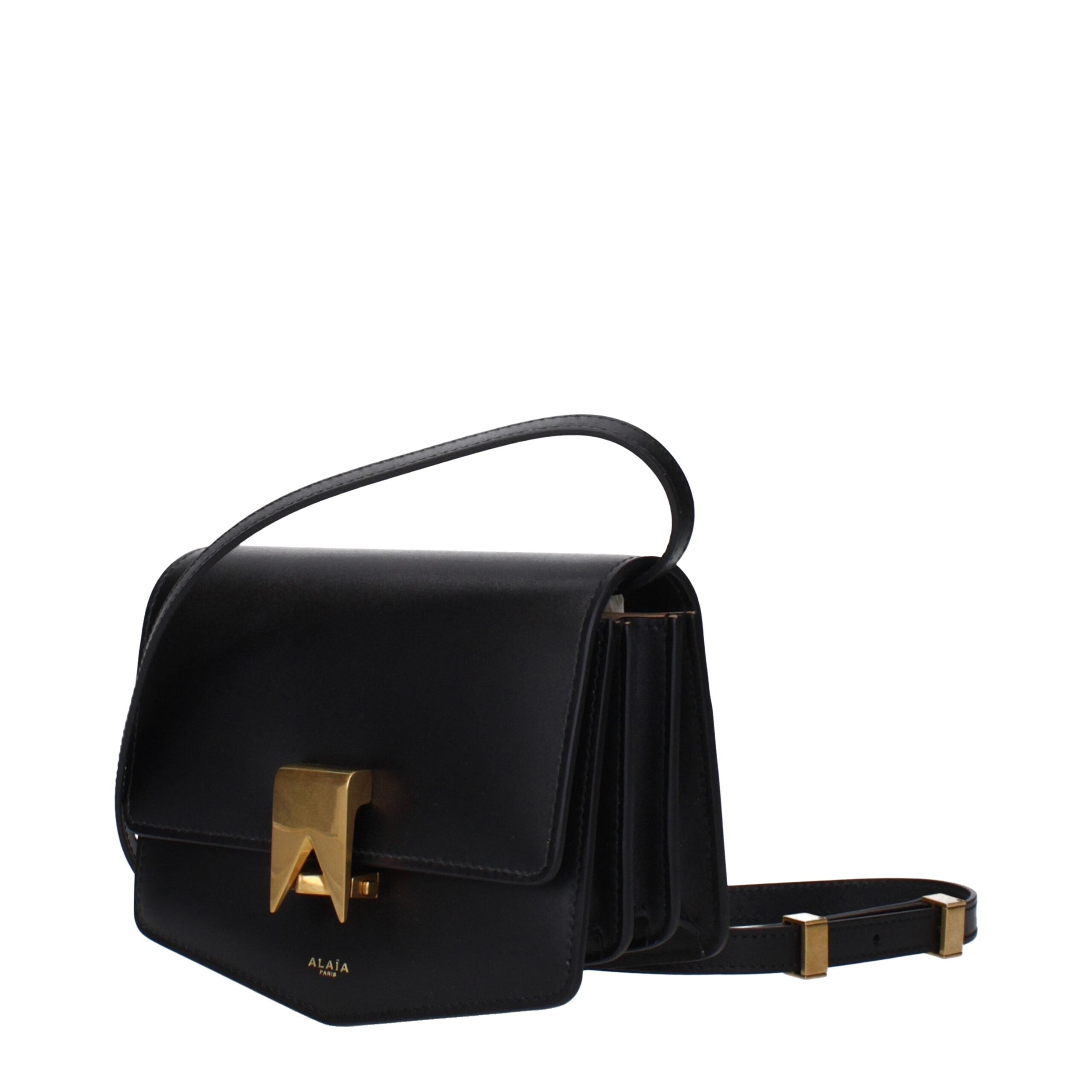 Alaïa Black Leather Crossbody Bag Alaïa
