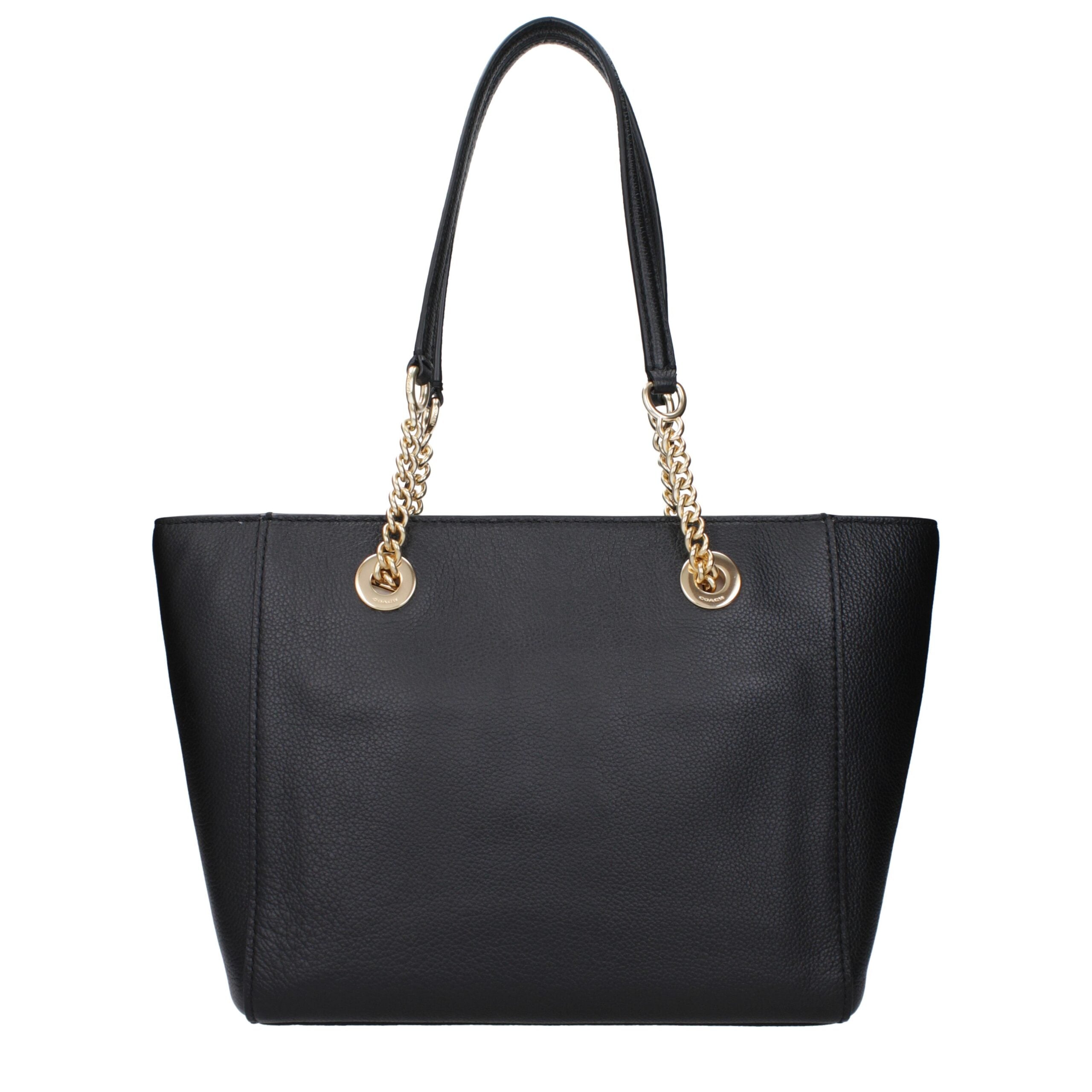 COACH Black Leather Shoulder Bag COACH