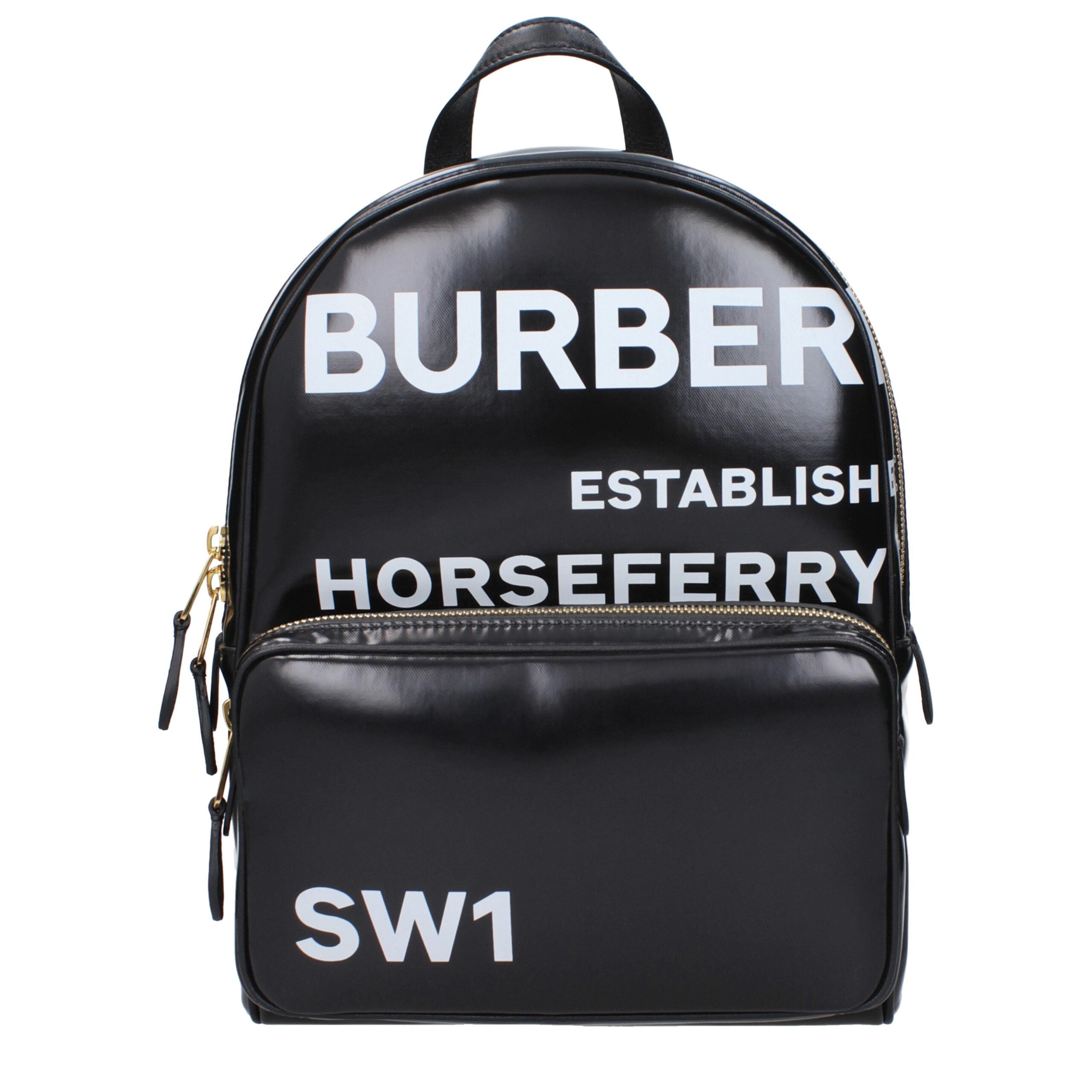 Burberry Black Fabric Backpack Burberry
