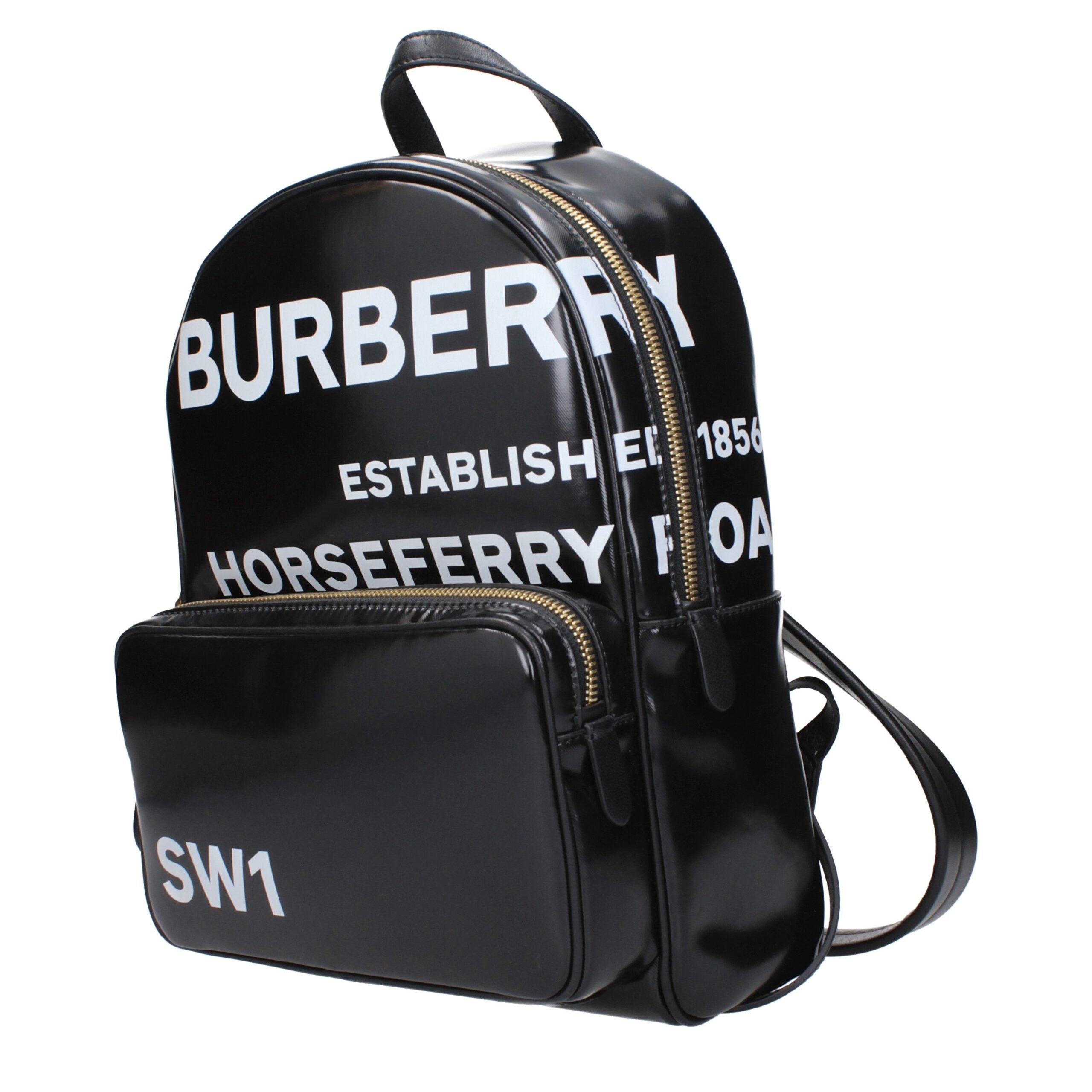 Burberry Black Fabric Backpack Burberry