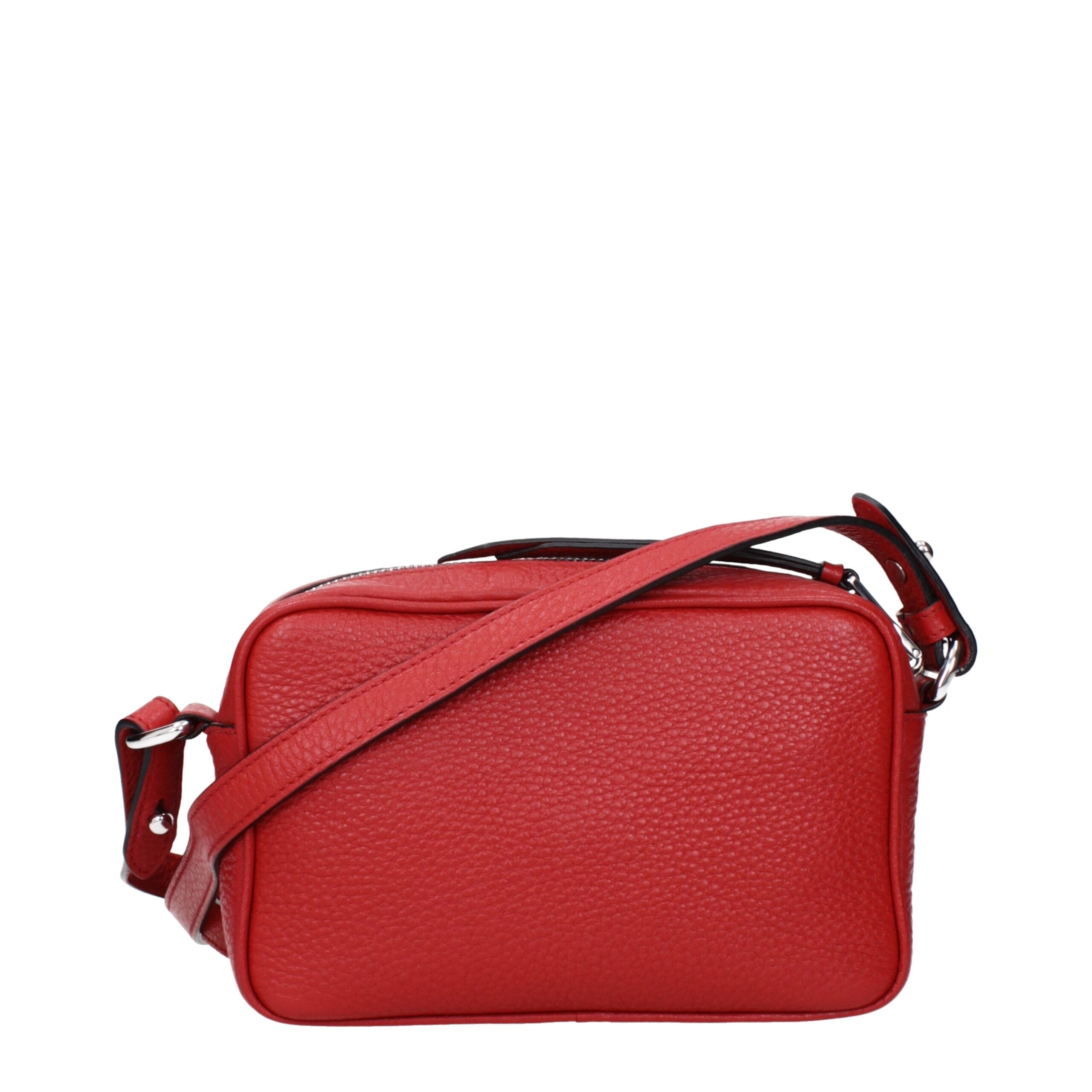 Prada Red Leather Crossbody Bag Prada