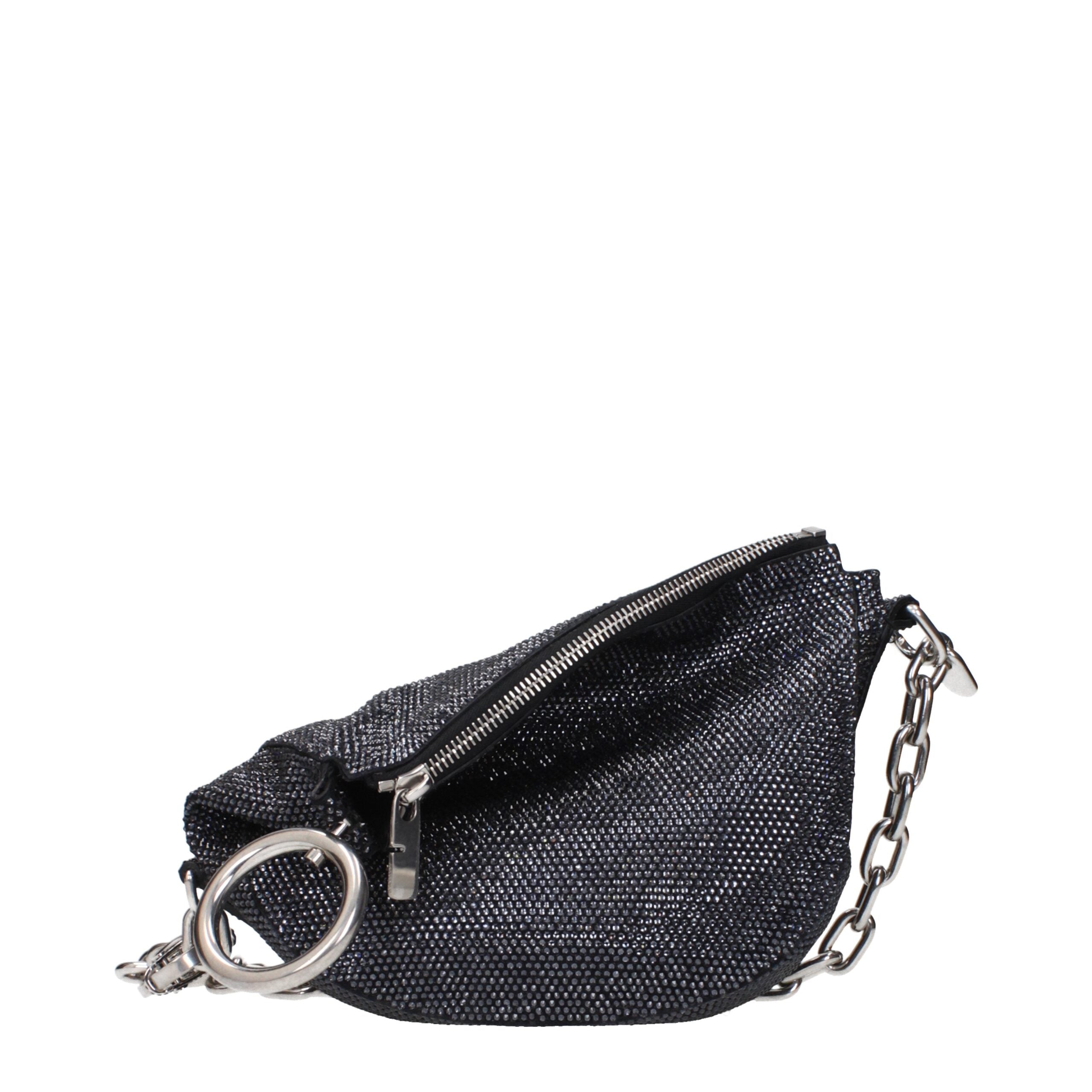 Burberry Black Leather Shoulder Bag Burberry