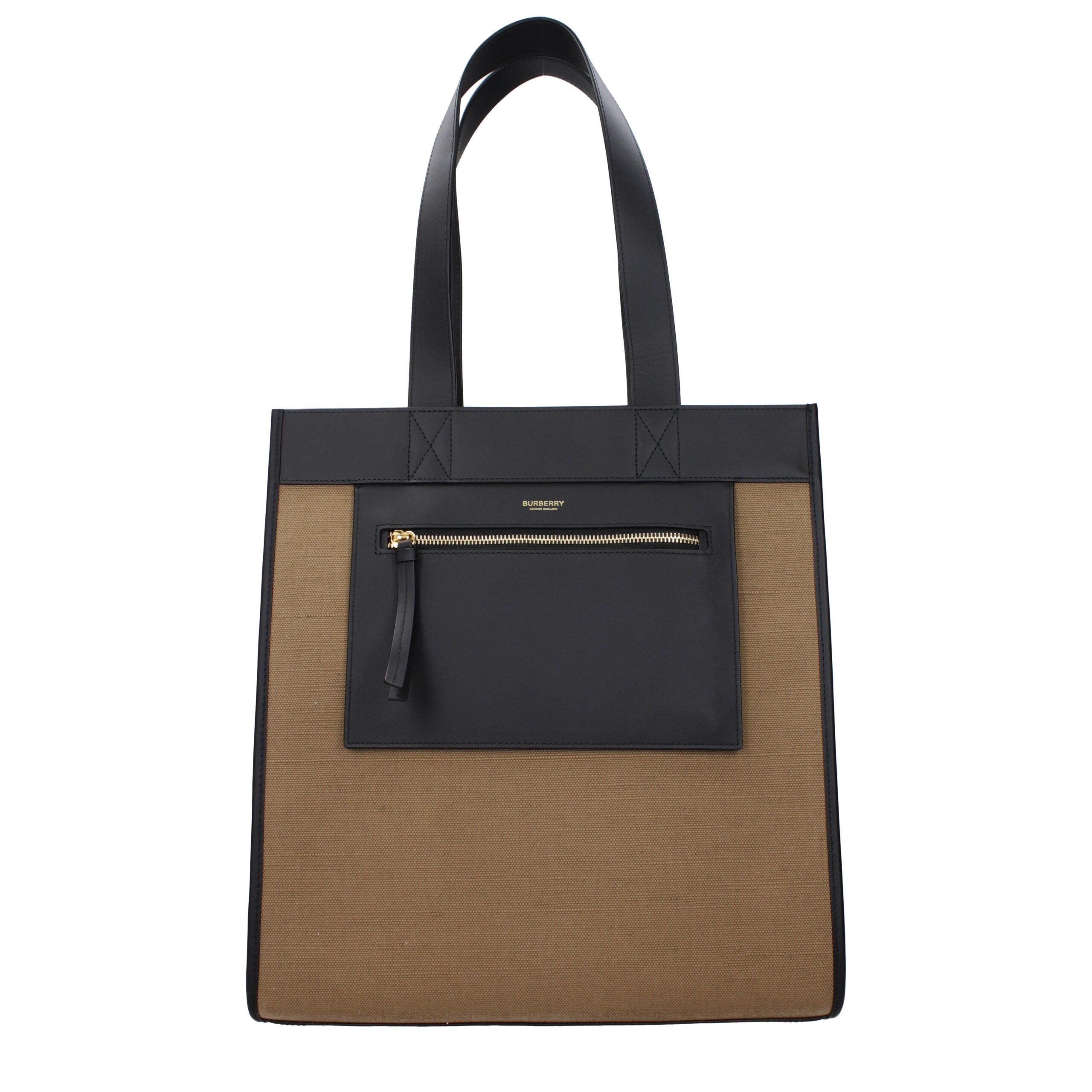 Burberry Brown Fabric Shoulder Bag Burberry