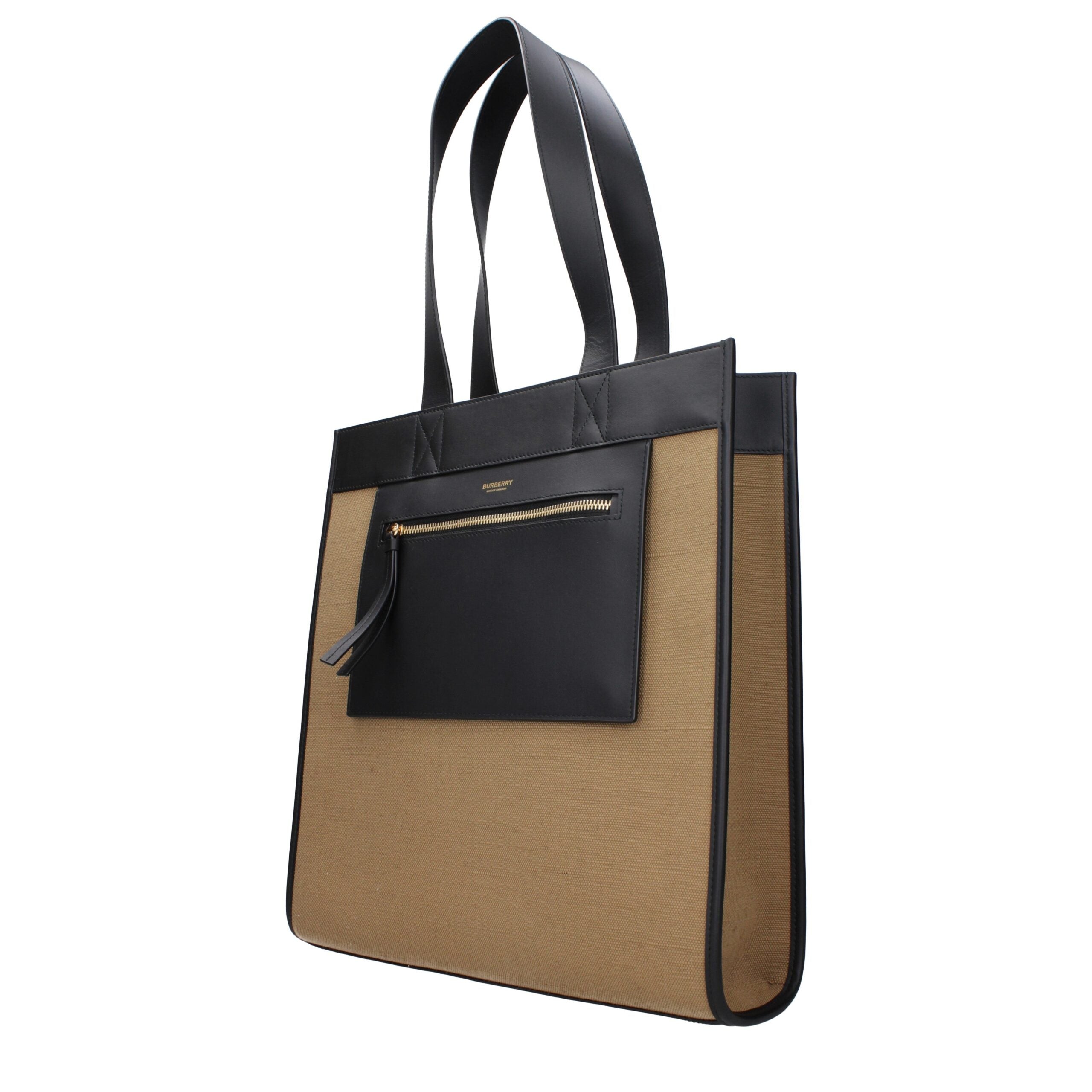 Burberry Brown Fabric Shoulder Bag Burberry
