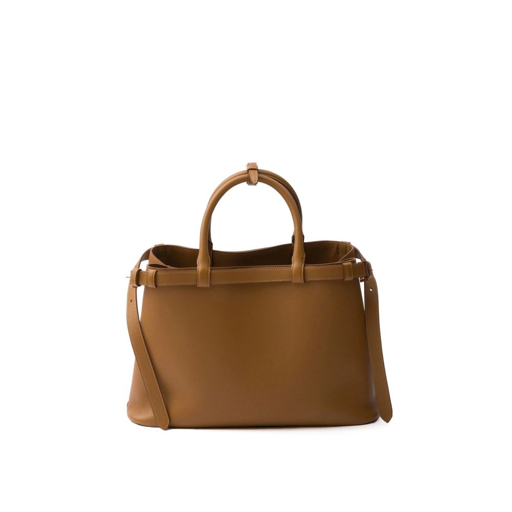 Prada Leather Buckle Handle Bag Prada