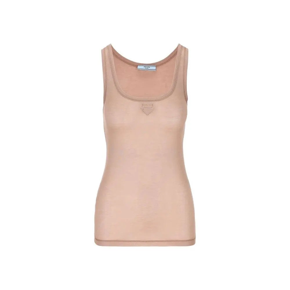 Prada Sleeveless Logo Top - MaraFormigone