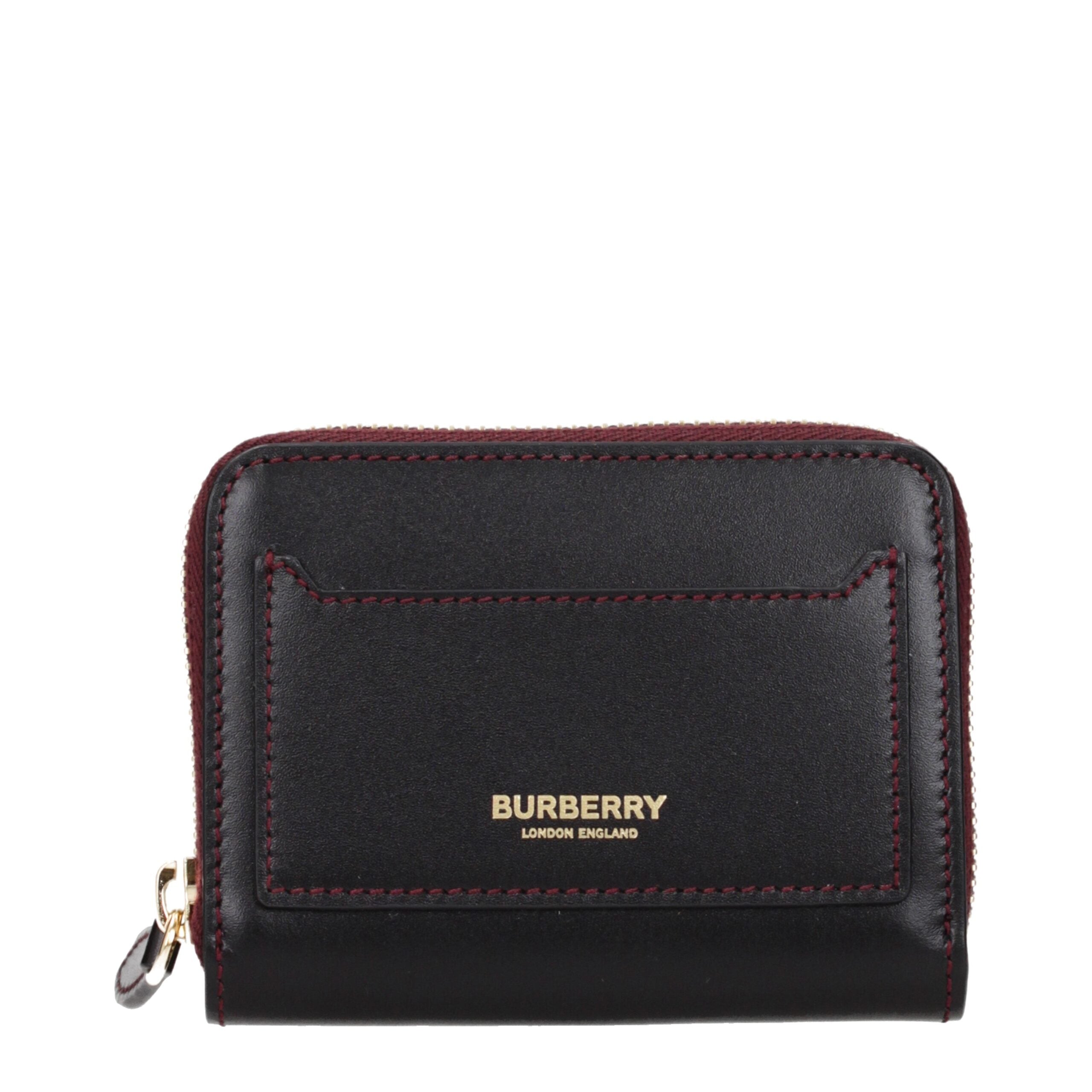 Burberry Black Leather Cardholder Burberry