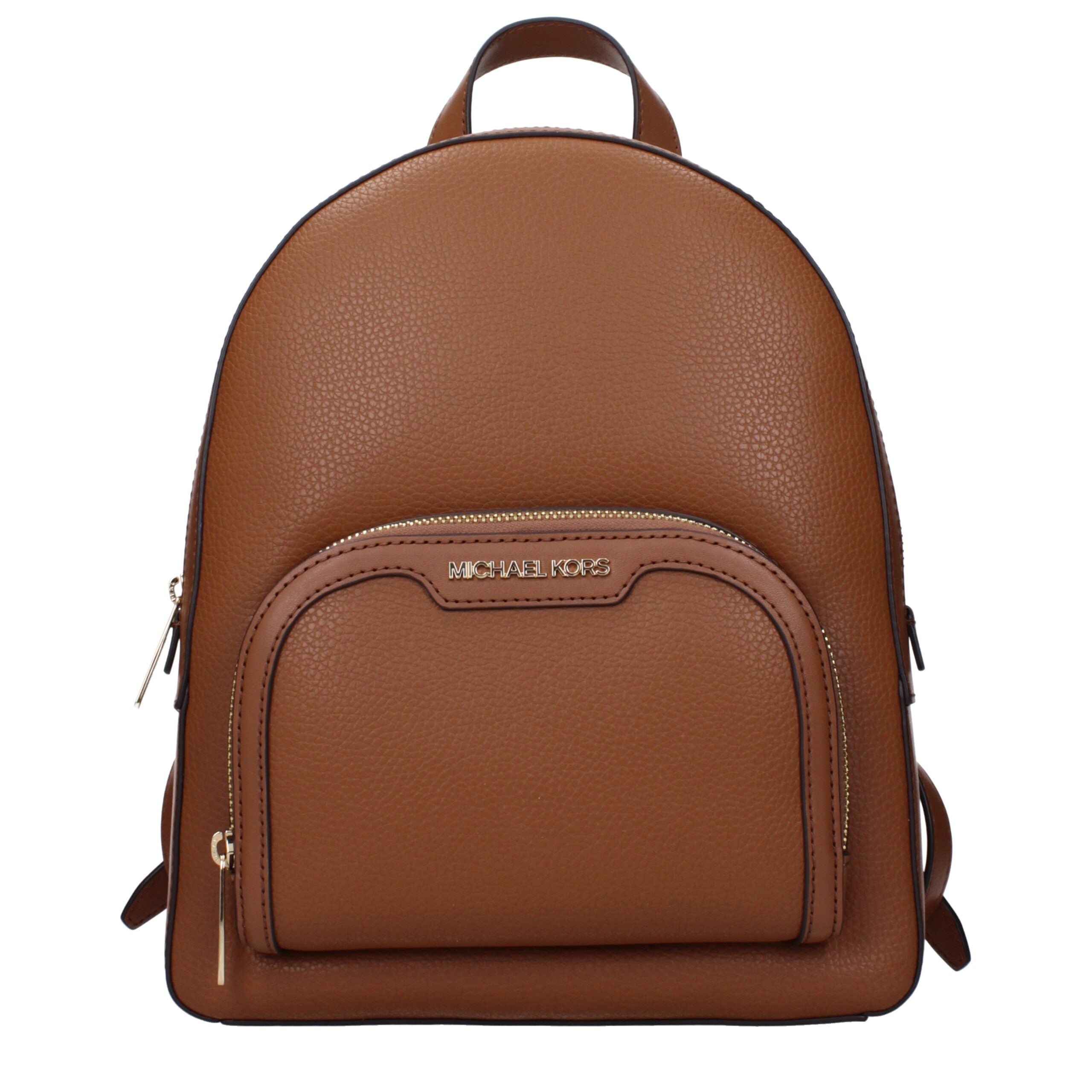 Michael Kors Brown Leather Backpack Michael Kors
