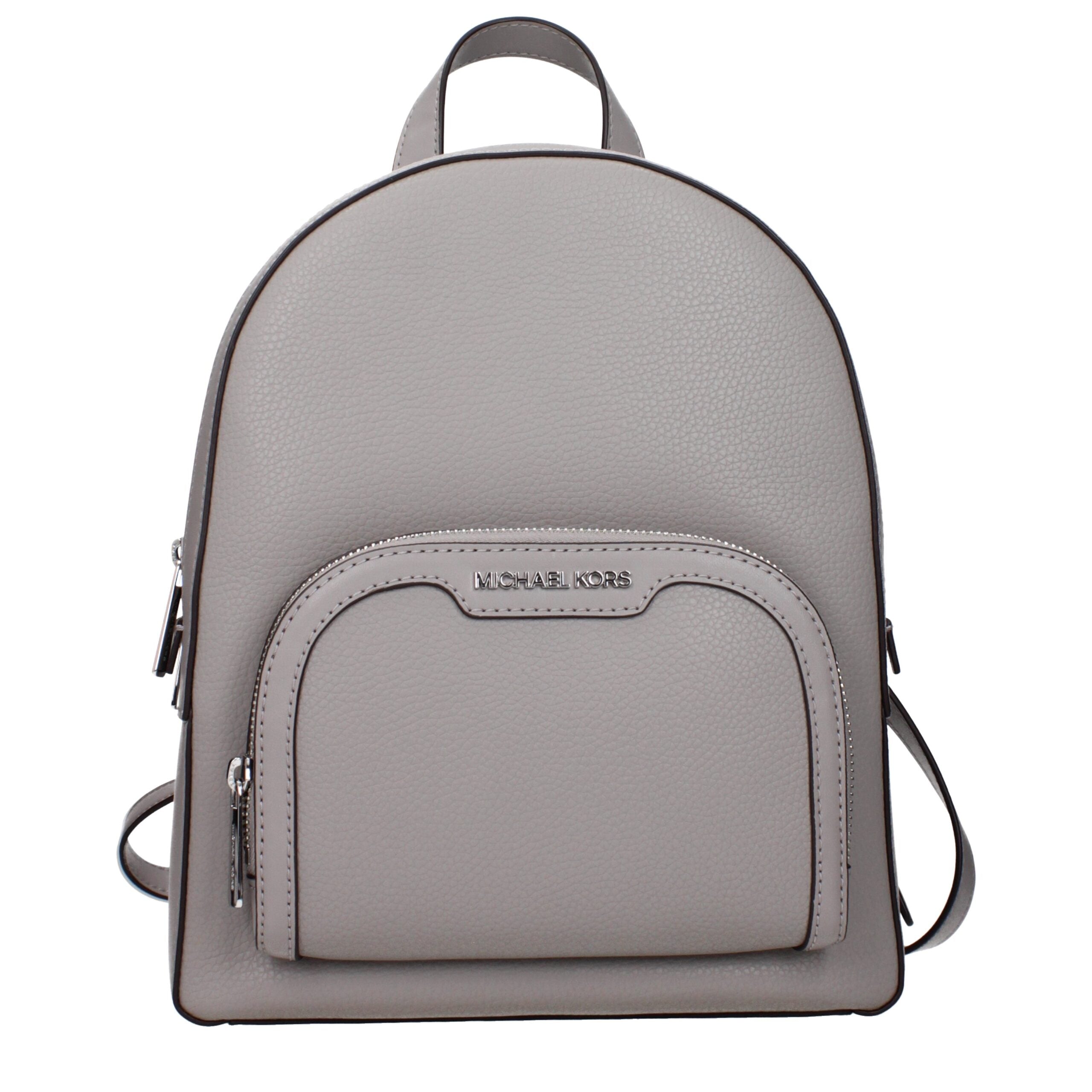 Michael Kors Gray Leather Backpack Michael Kors
