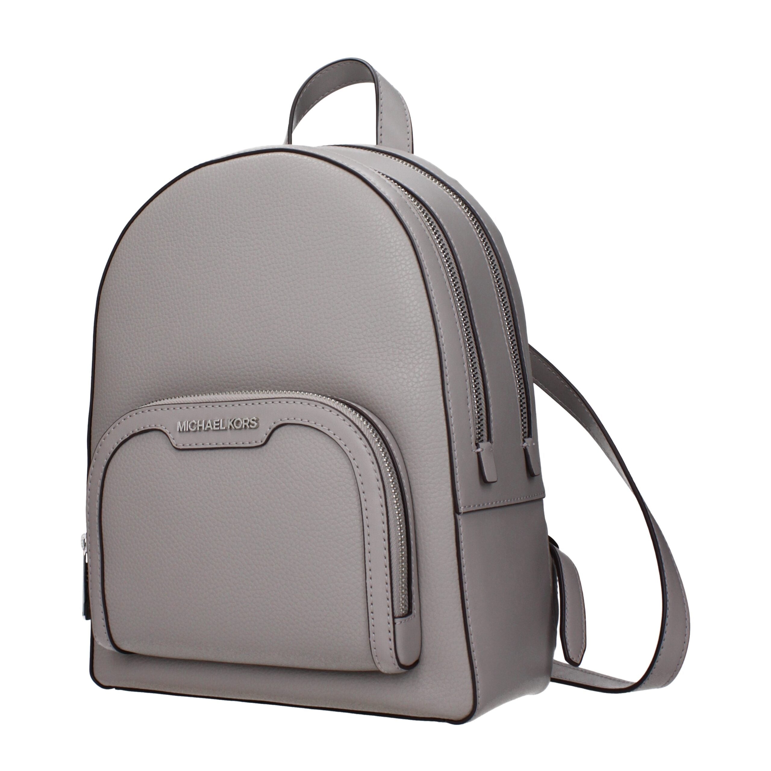 Michael Kors Gray Leather Backpack Michael Kors