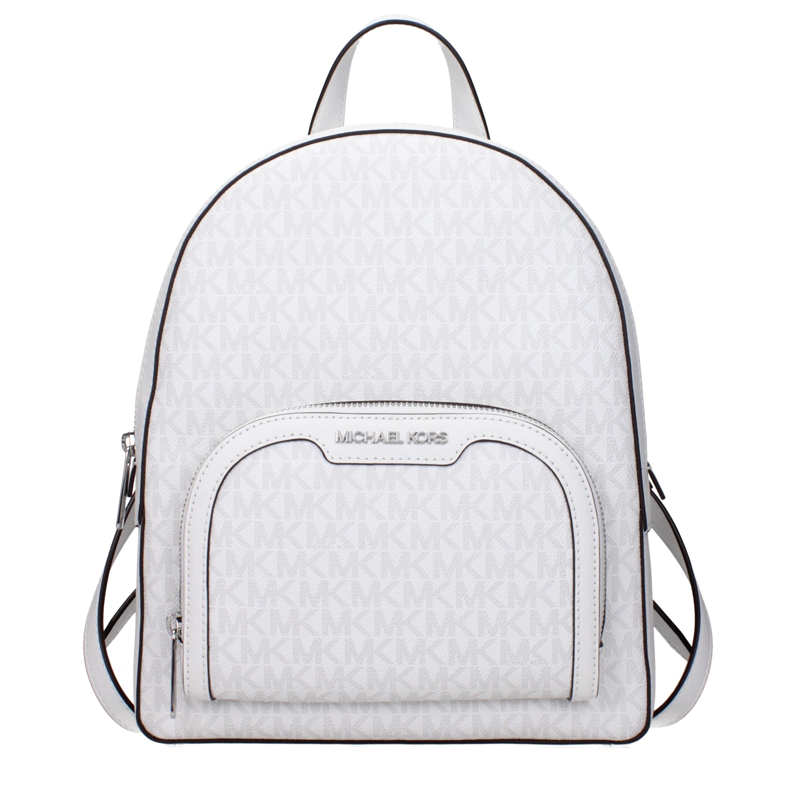 Michael Kors White Fabric Backpack Michael Kors
