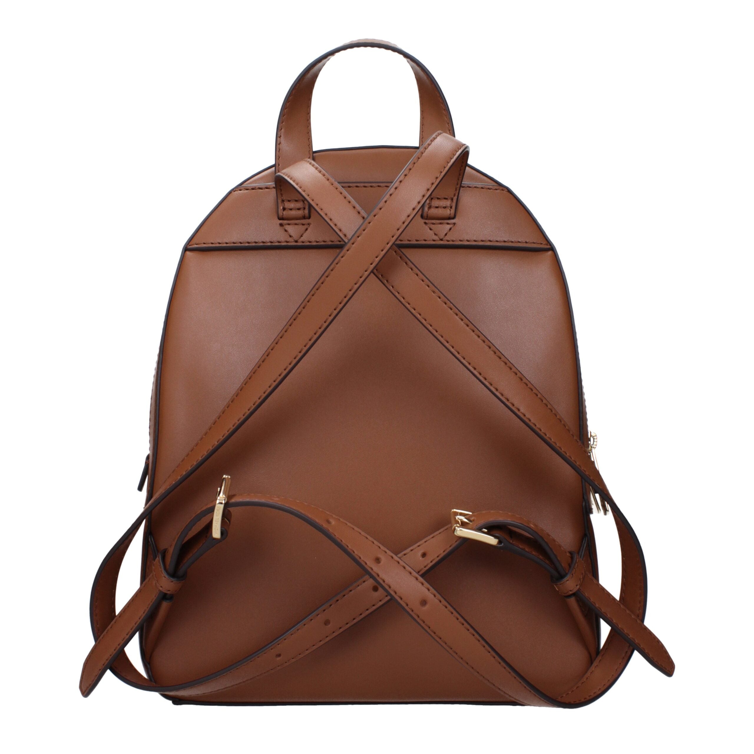 Michael Kors Brown Leather Backpack Michael Kors