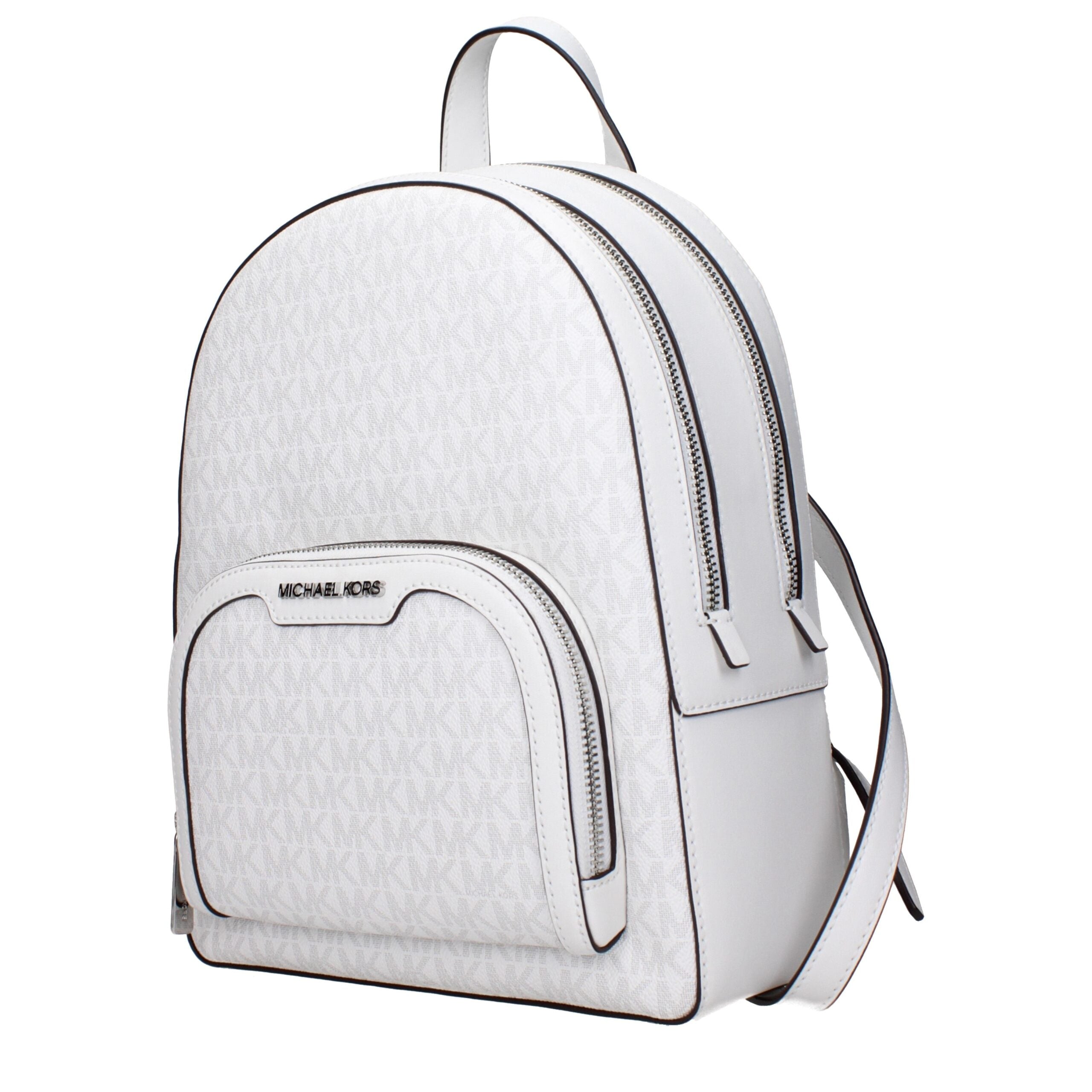 Michael Kors White Fabric Backpack Michael Kors